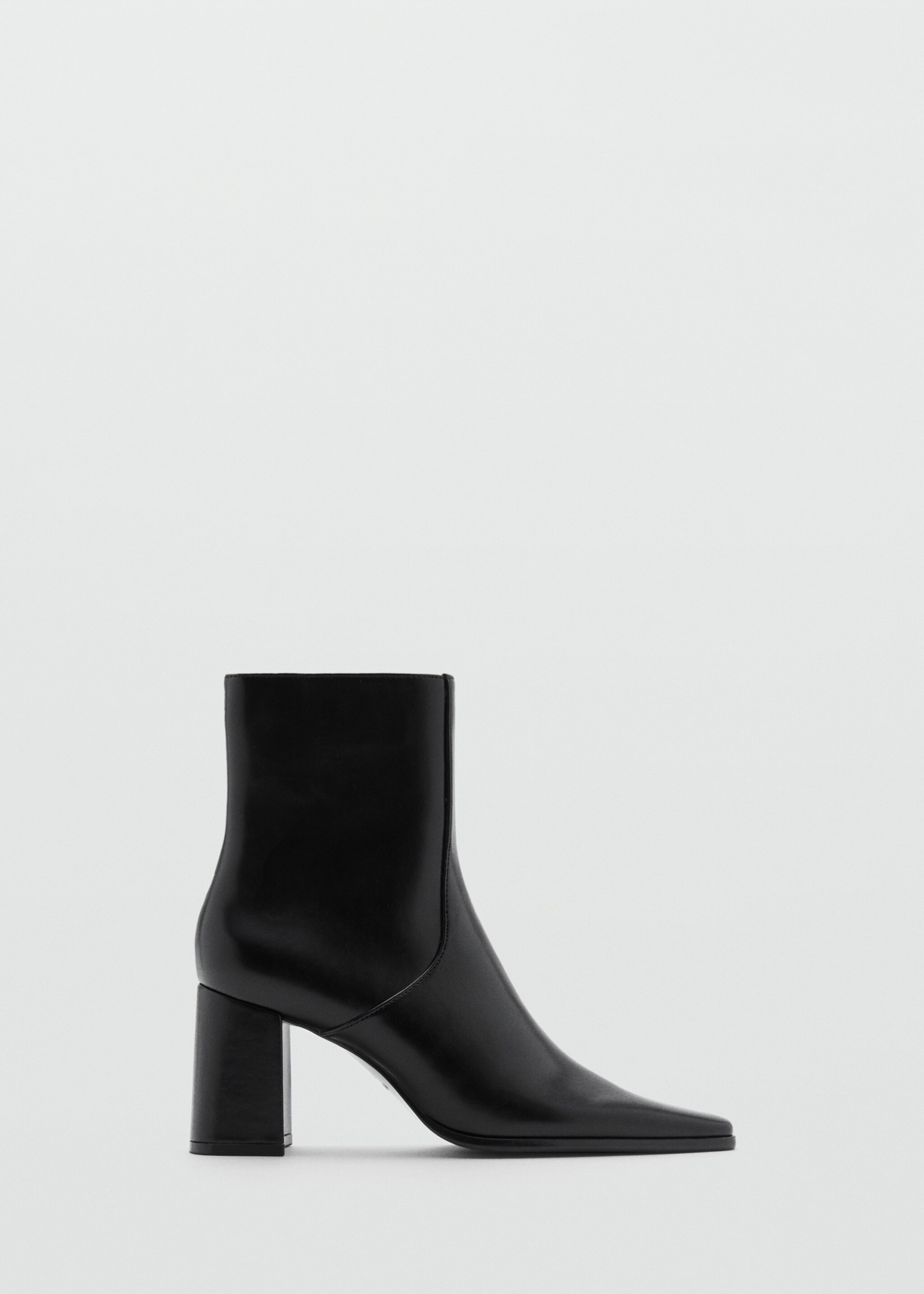 Bottines pointues talon bloc - Article sans modèle