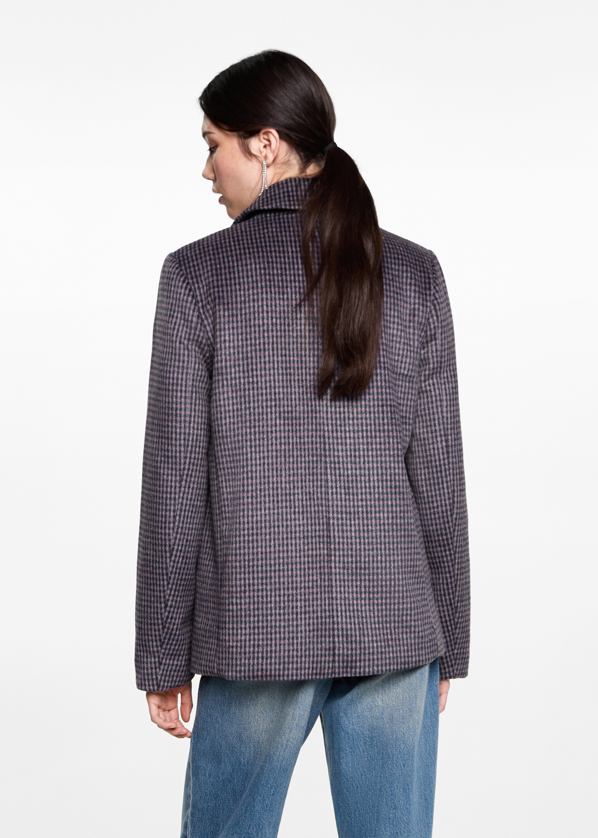 Veste pied-de-poule revers - Verso de l’article