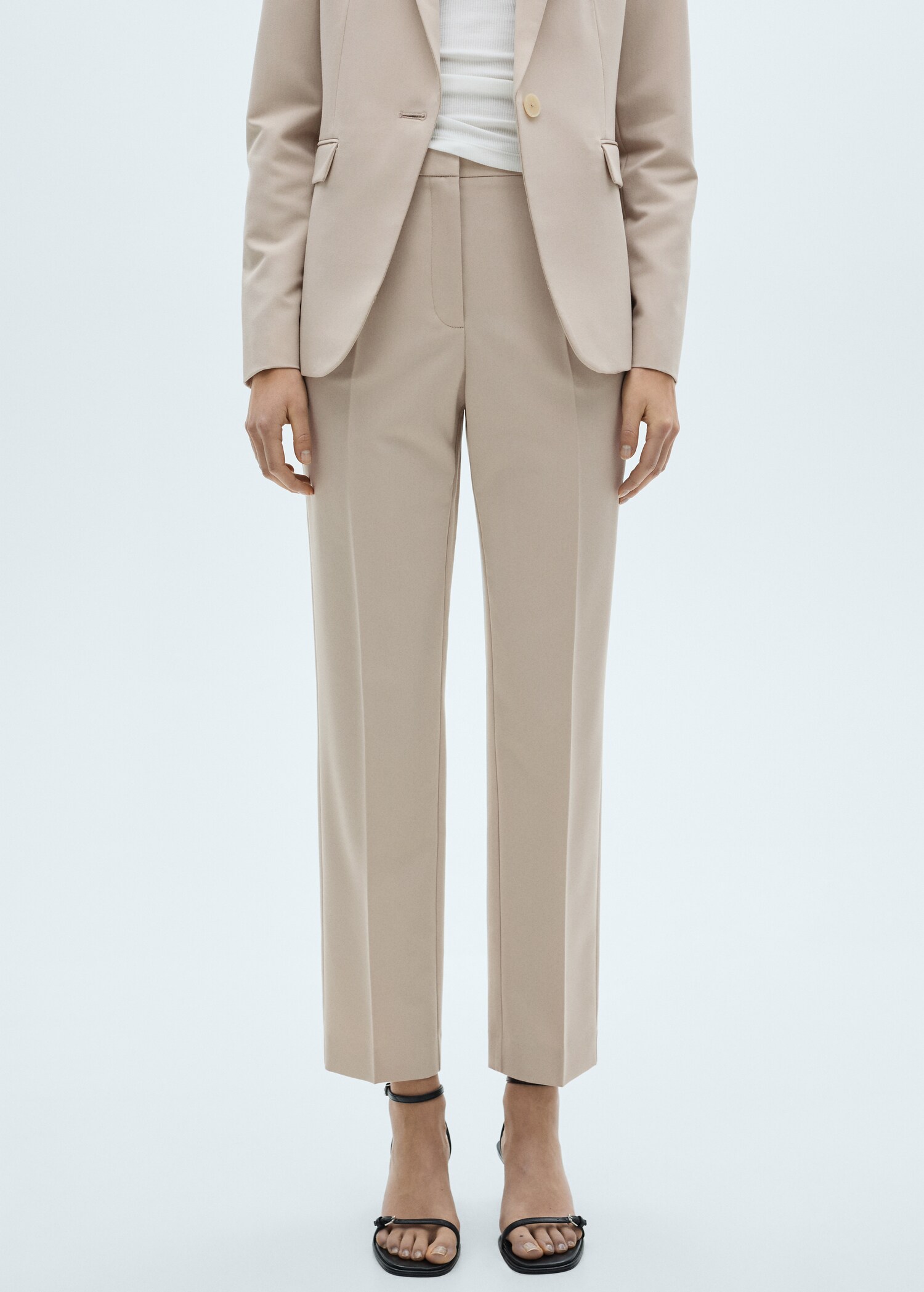 Pantalon droit costume - Plan moyen