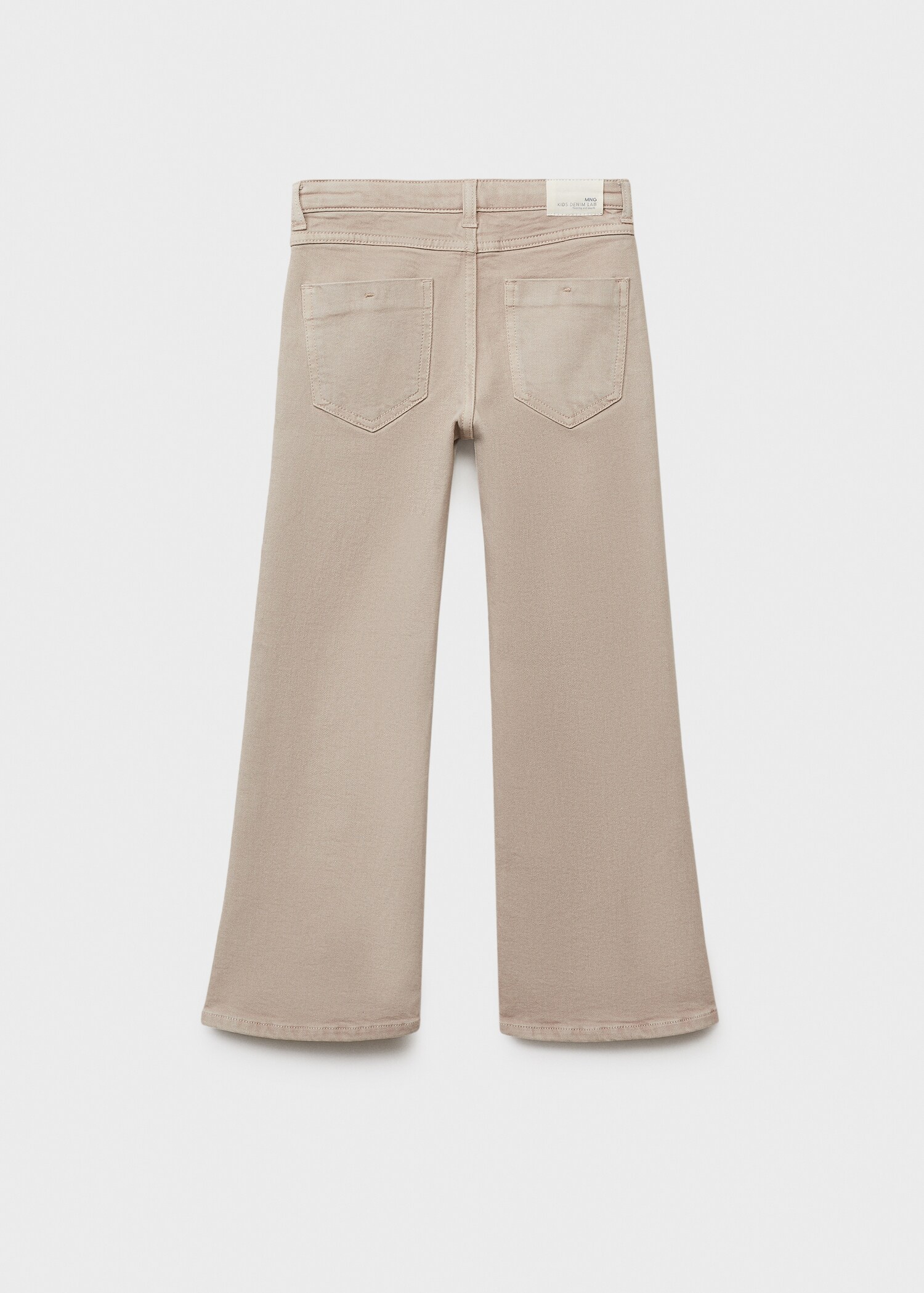 Utsvängda jeans fickor - Artikelns baksida