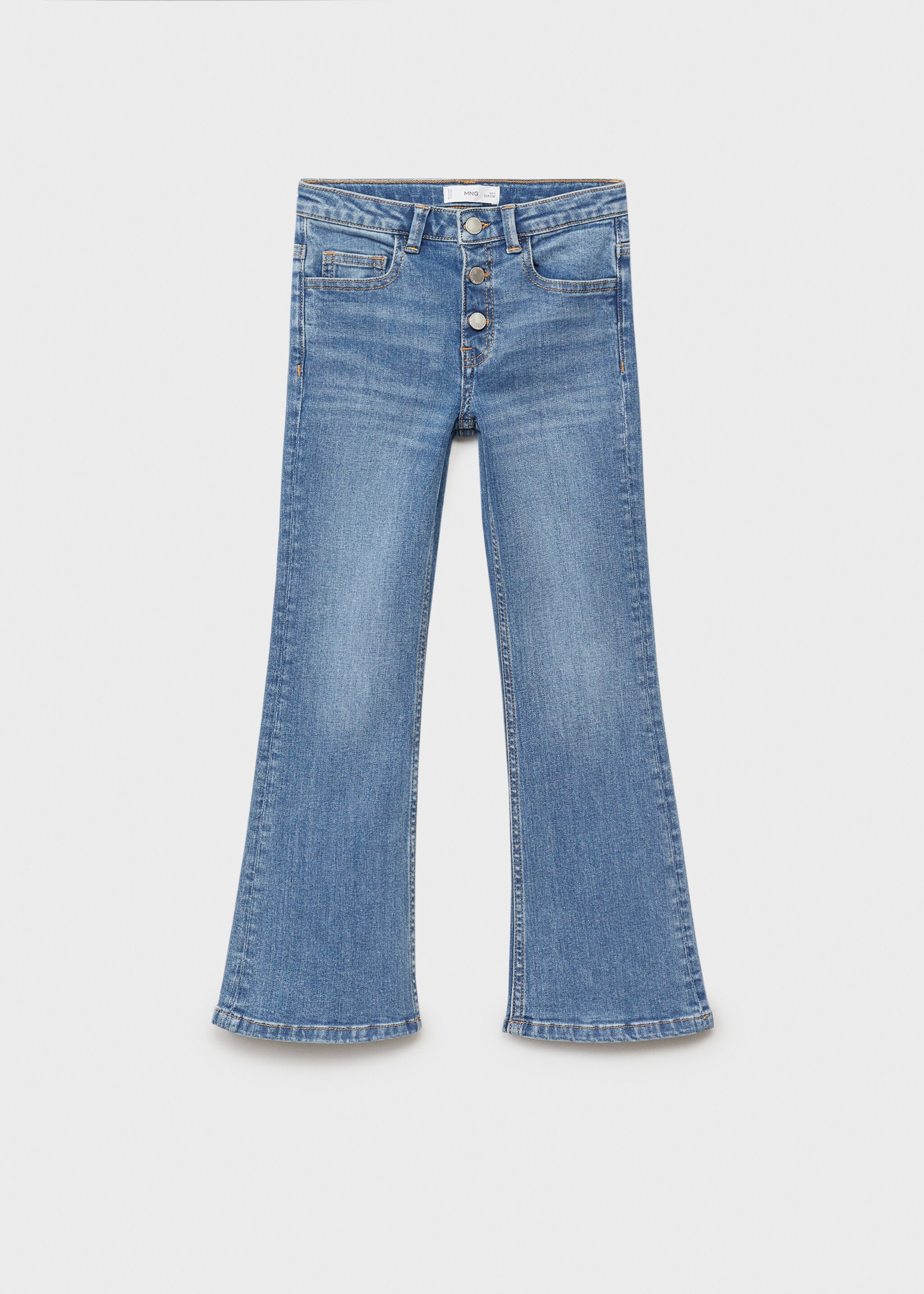 Buttons flare jeans - Article without model