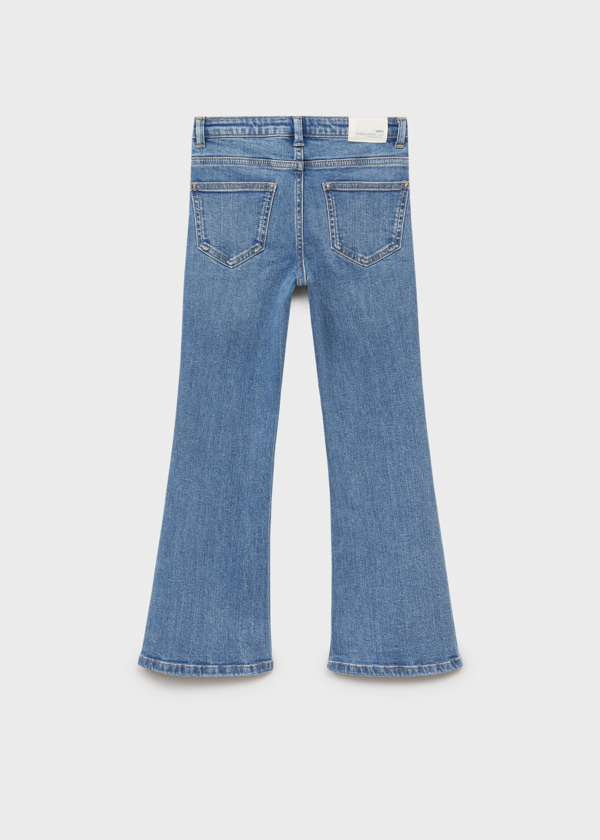 Buttons flare jeans - Reverse of the article