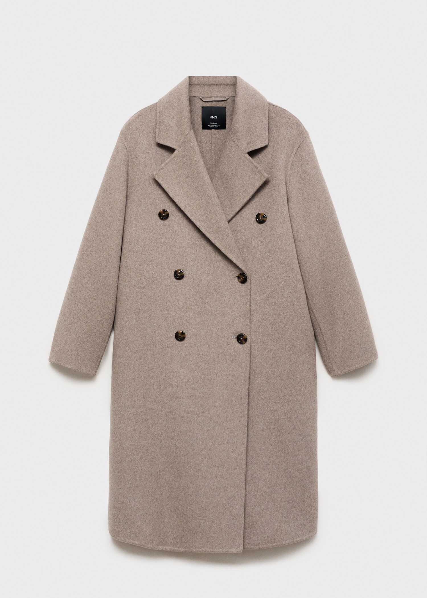 Oversize handmade long coat - Article without model