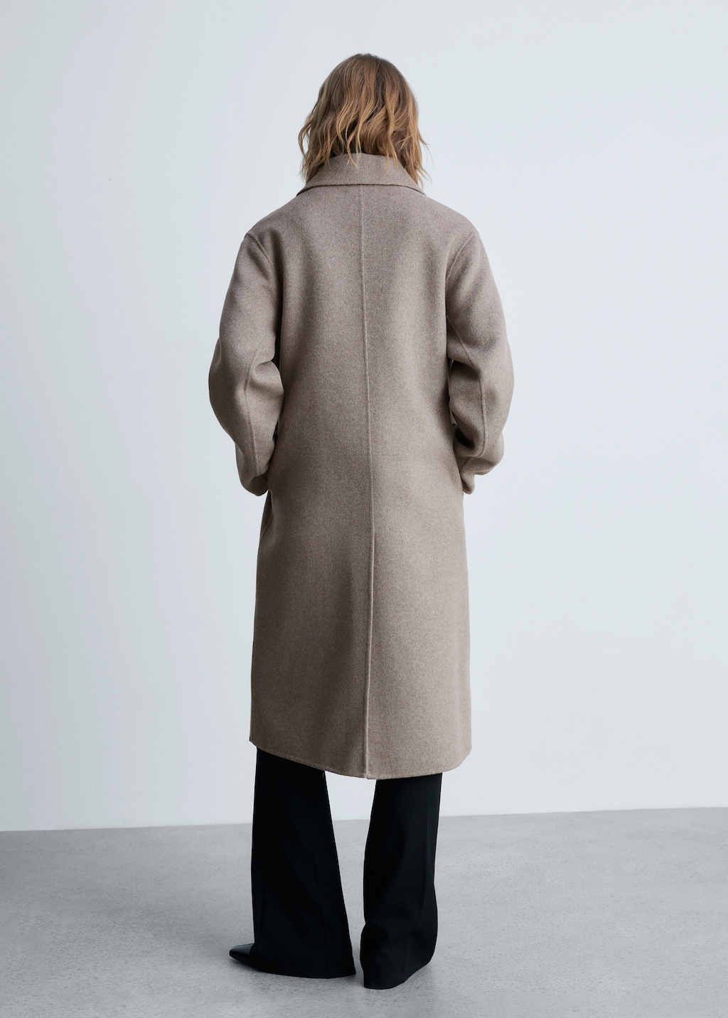 Handmade oversized wool coat Women MANGO USA