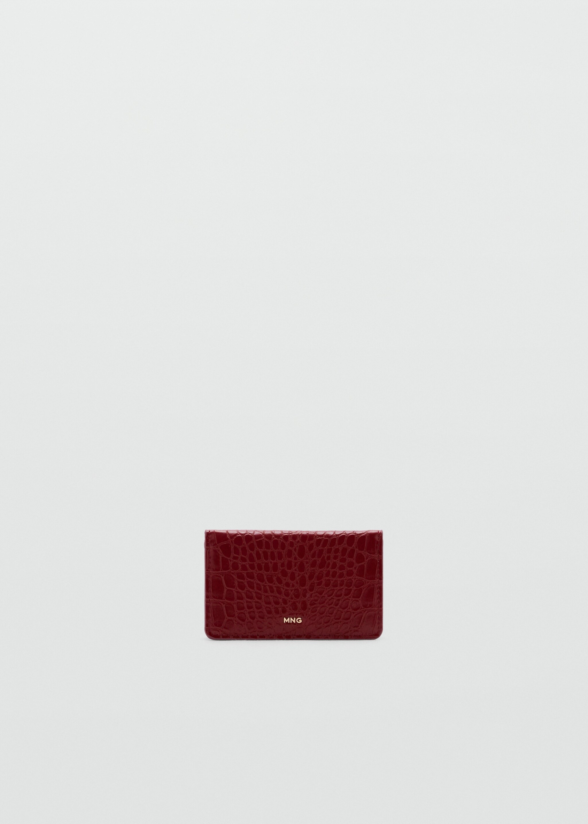 Crocodrile wallet with flap - Article without model