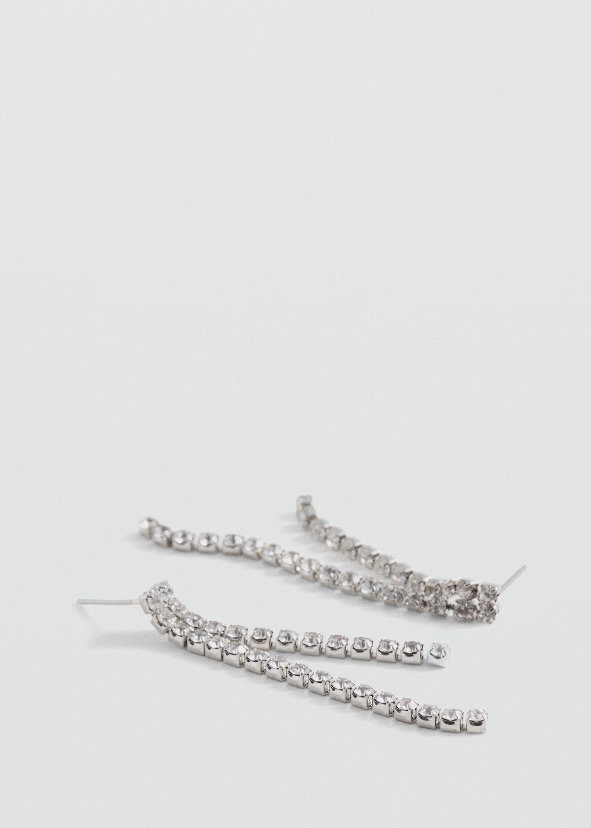 Pendant crystals earrings - Medium plane
