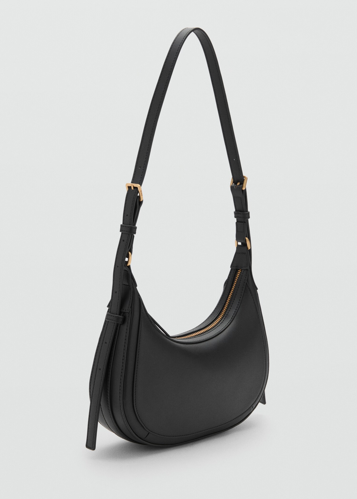 Oval shoulder bag - Medium plane