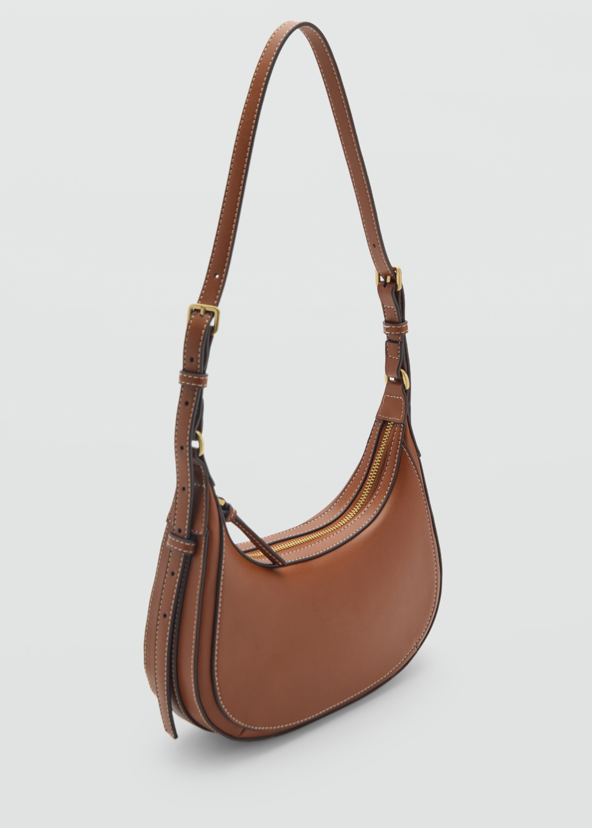 Oval shoulder bag - Medium plane
