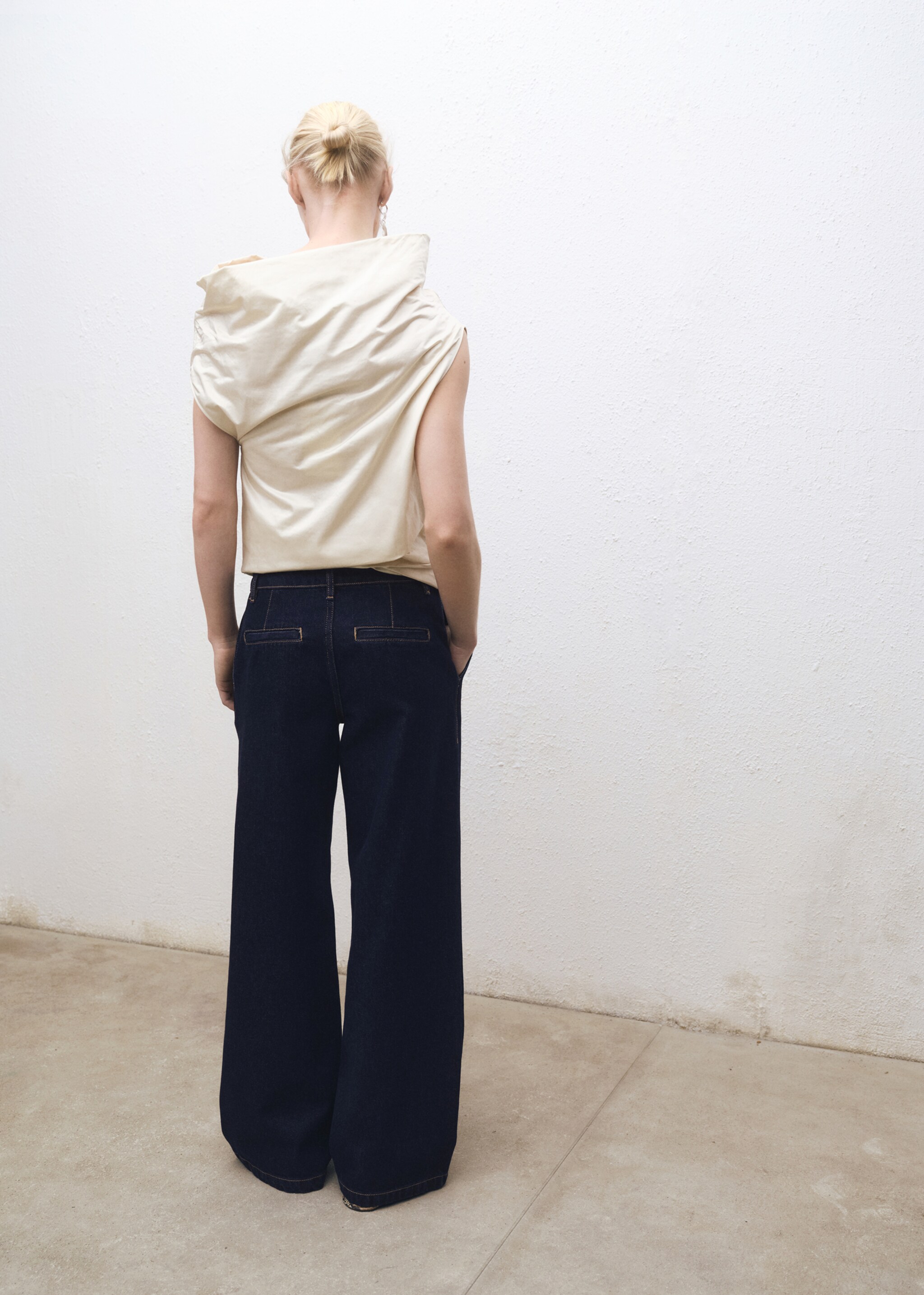Jeans wideleg pinzas rinse wash - Detalle del artículo 2