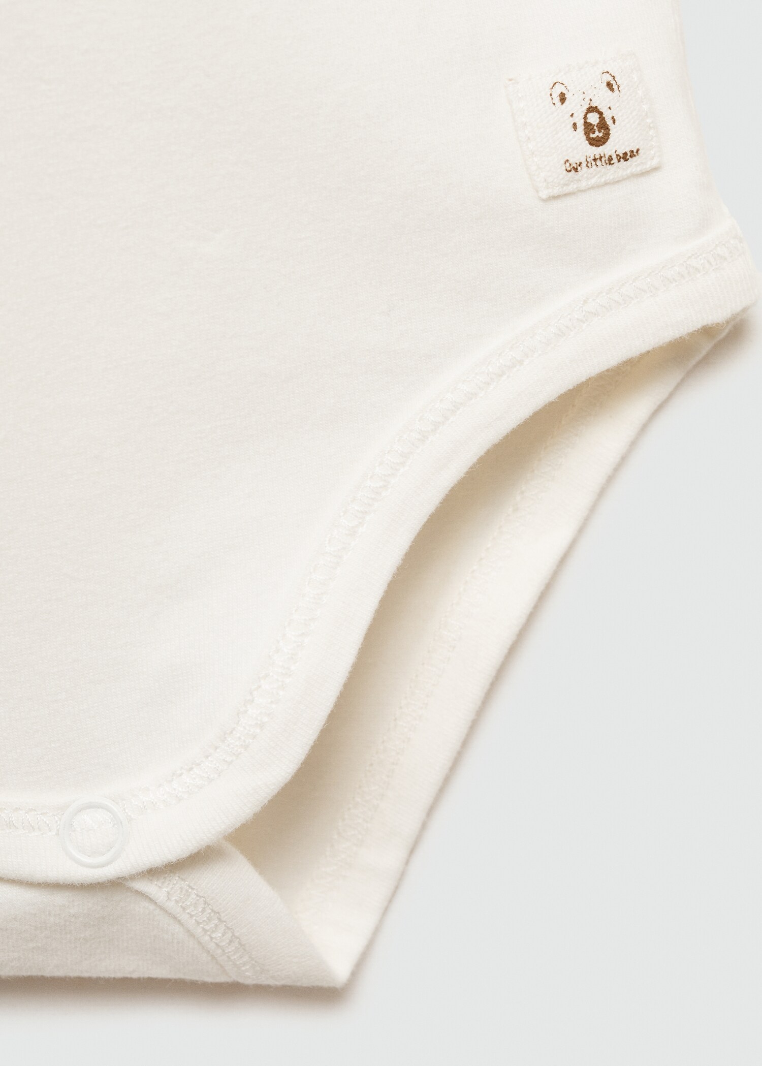 Cotton bodysuit buttons - Details of the article 0