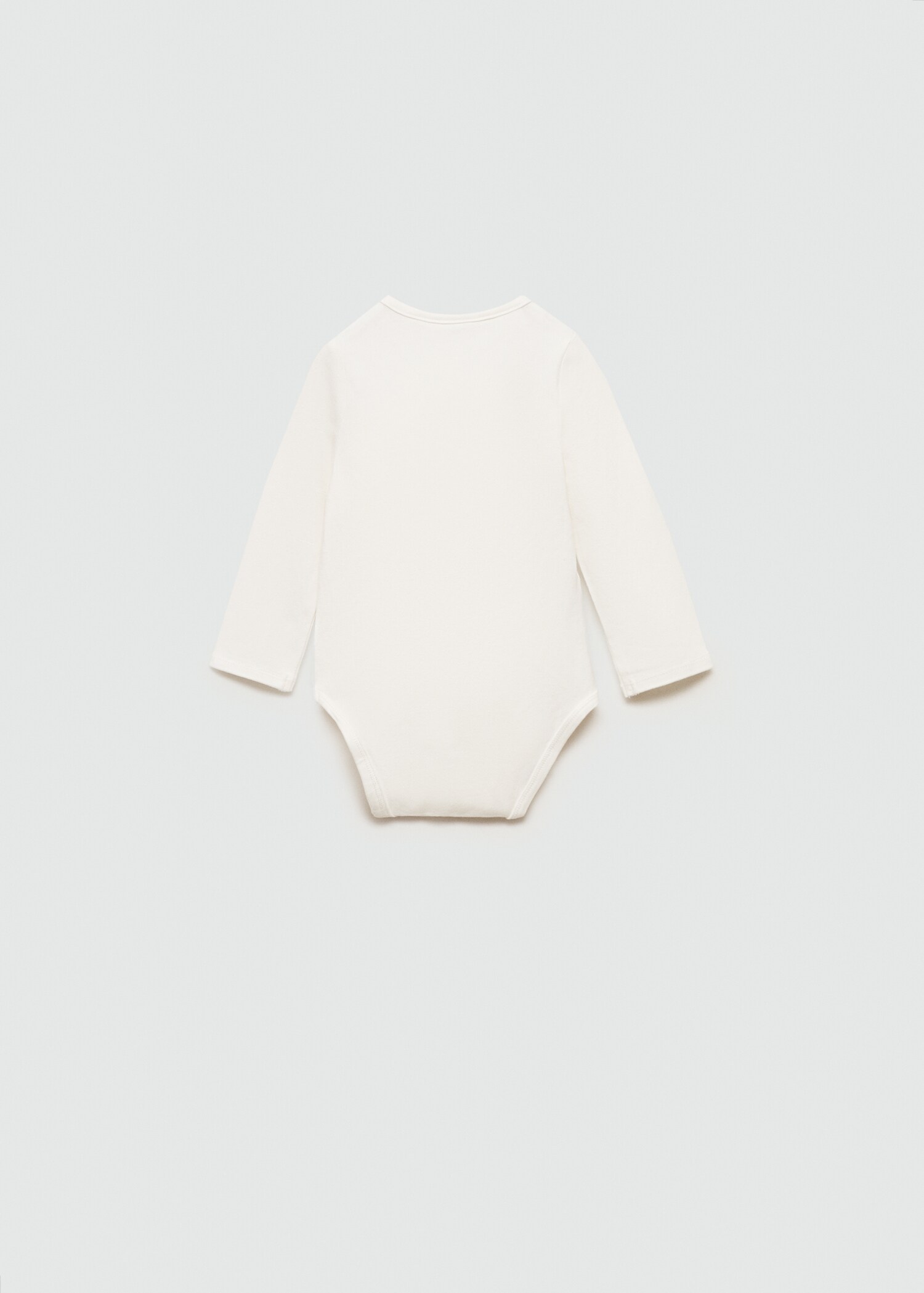 Cotton bodysuit buttons - Reverse of the article