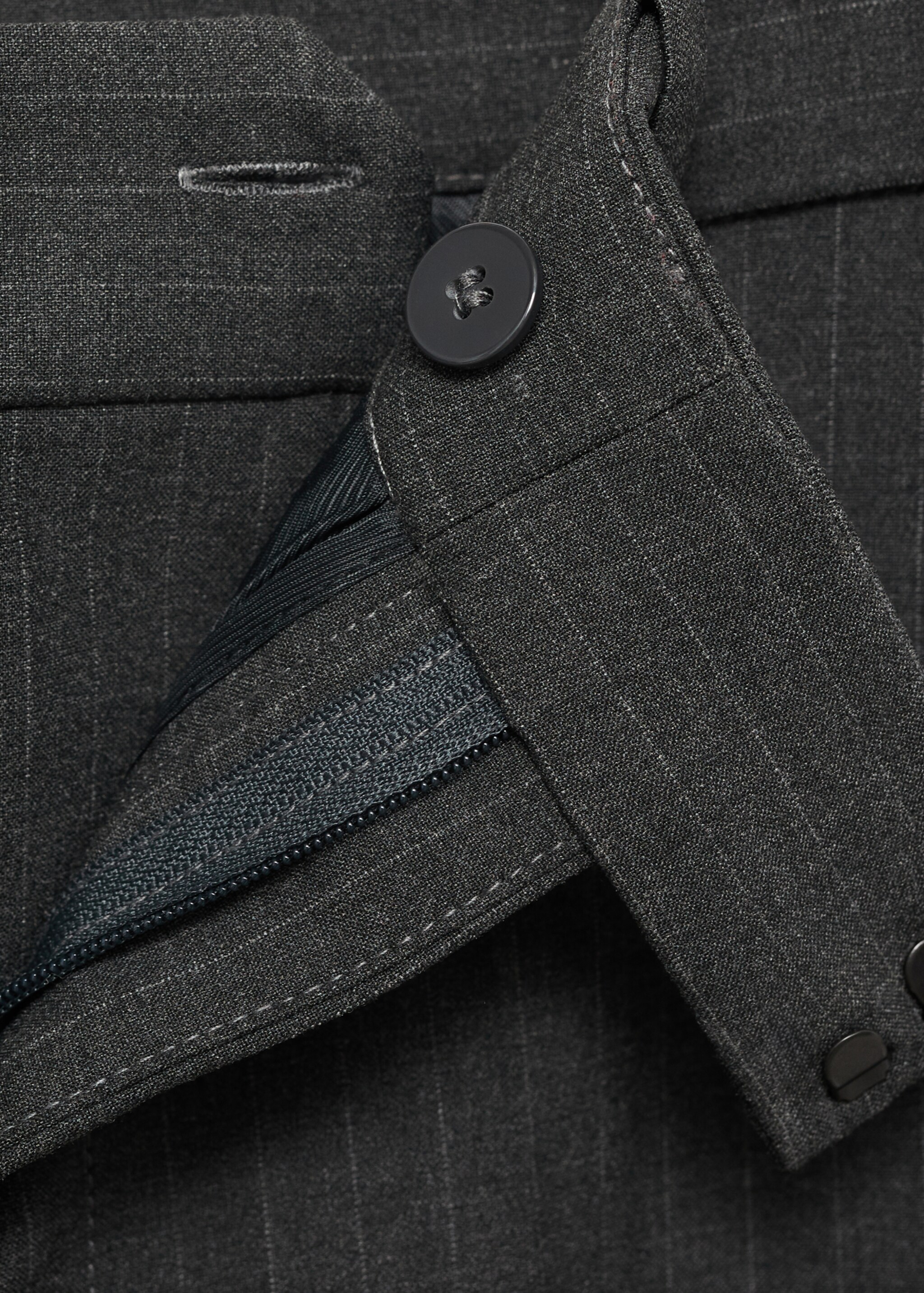 Pinstripe suit trousers - Details of the article 8