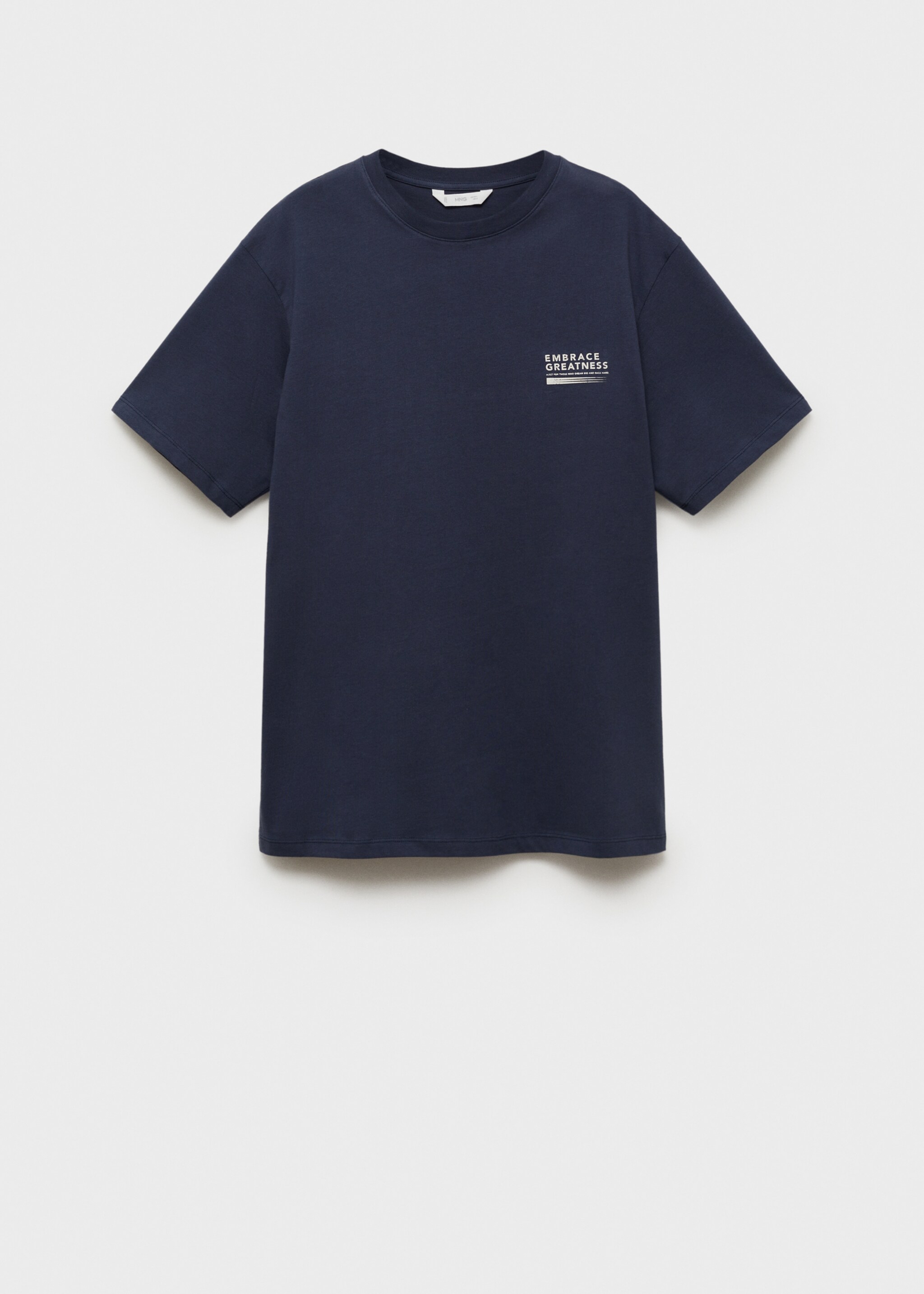 Message cotton T-shirt - Article without model