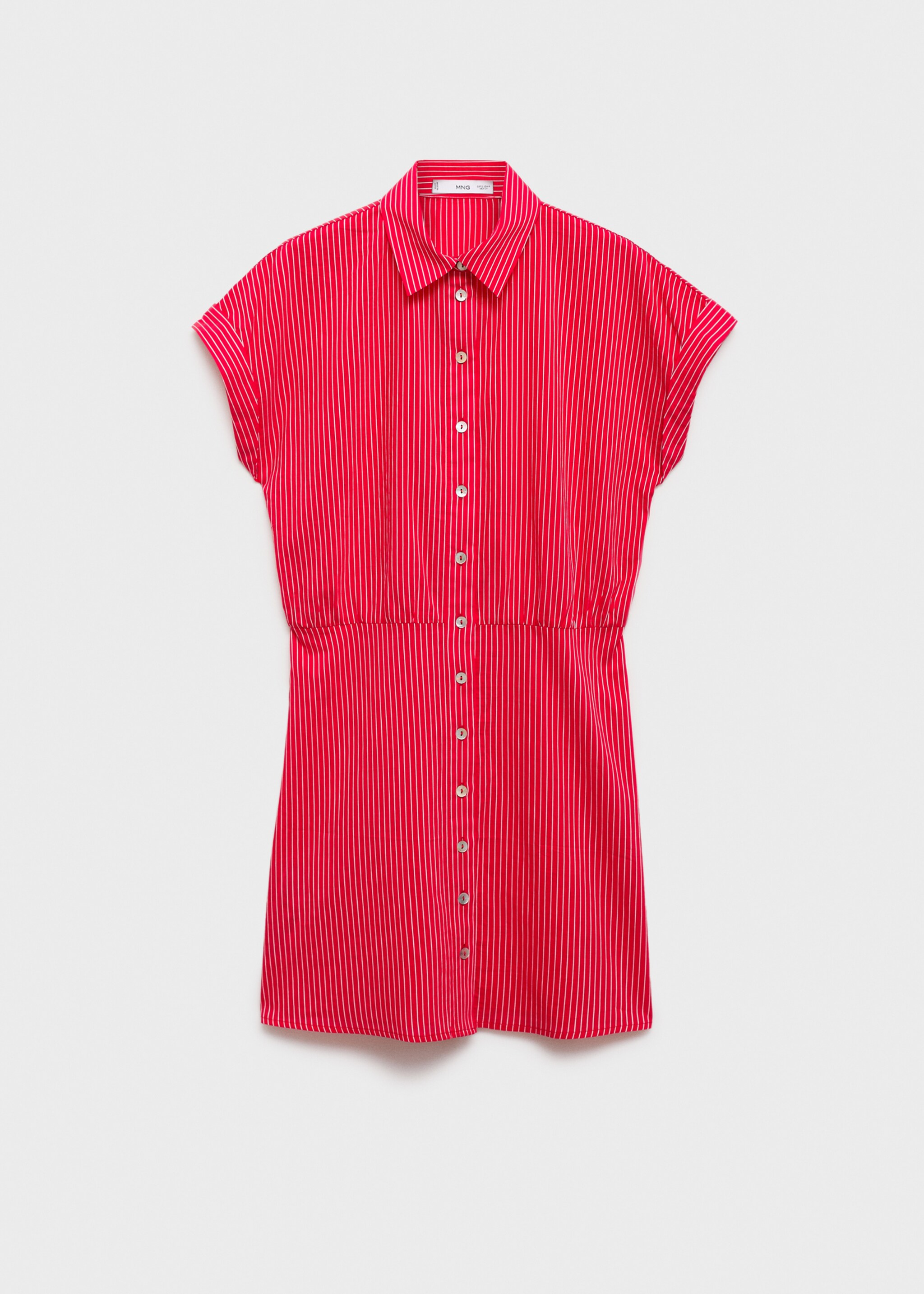 Robe chemise coton rayures - Article sans modèle