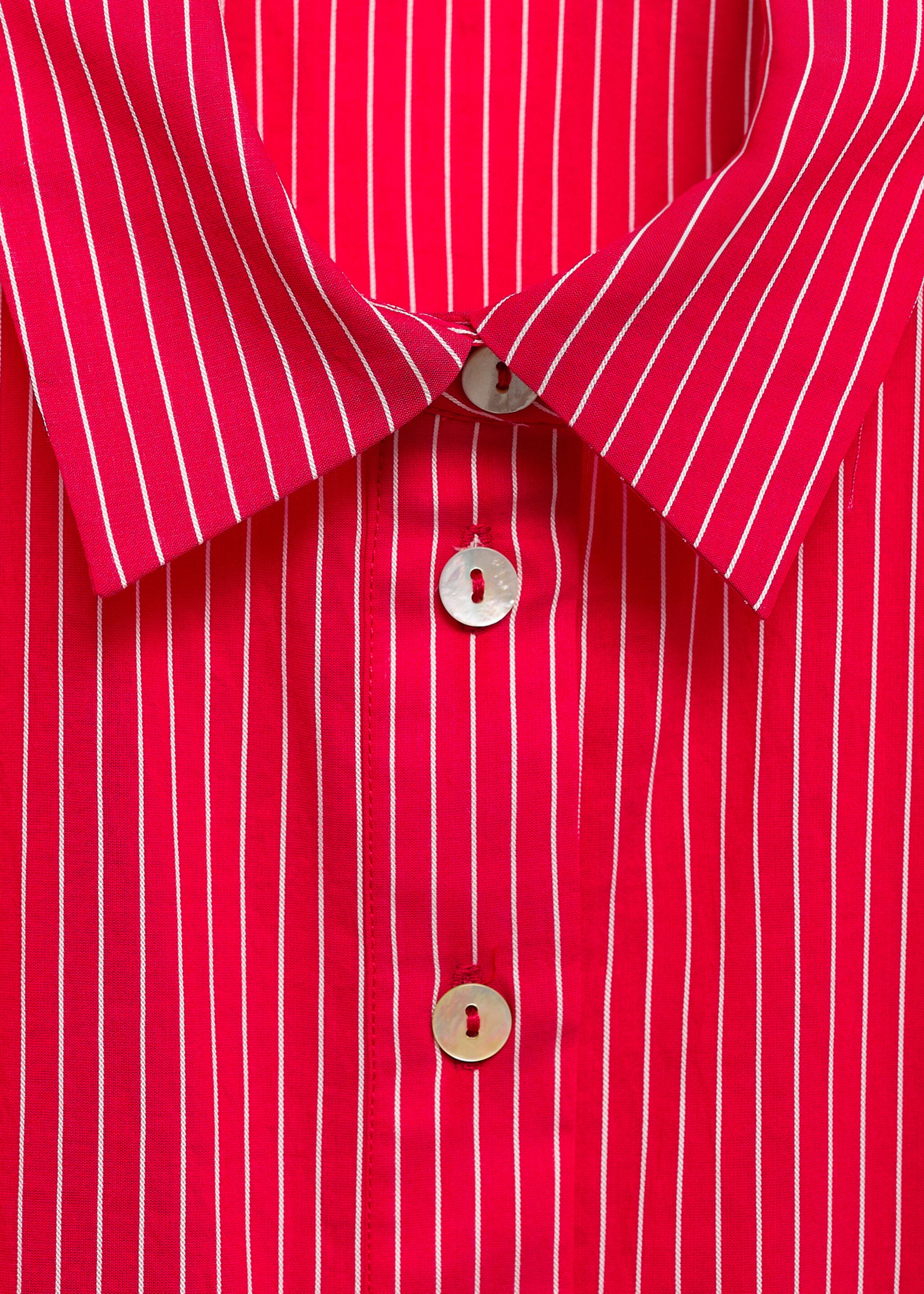 Robe chemise coton rayures - Détail de l'article 8