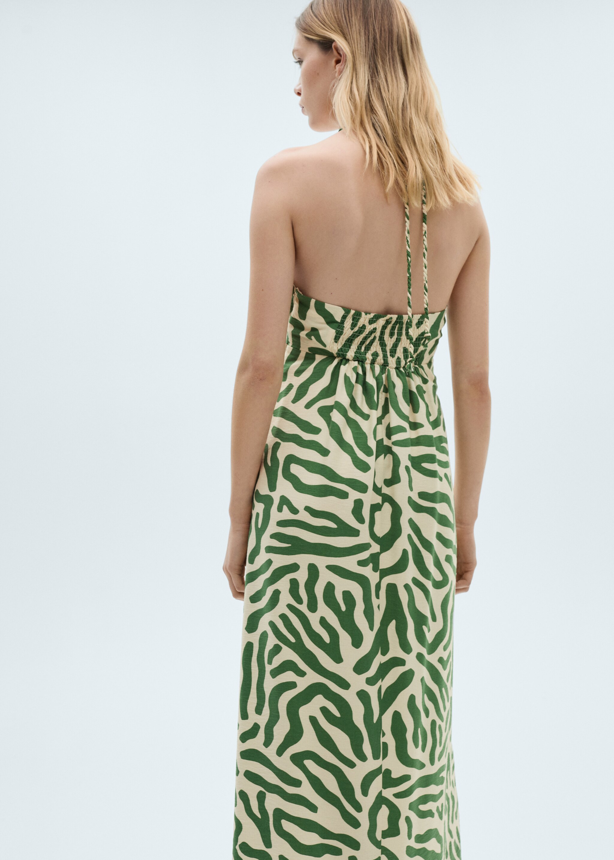 Frill cotton dress - Reverse of the article