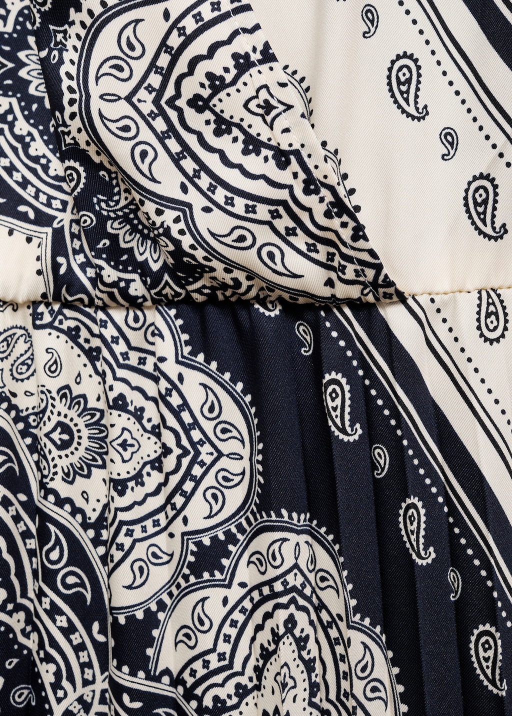 パーティードレス Paintbrush Print Cotton Dress The Campbell Cotton Lemon Print Dress in Blue and Yellow