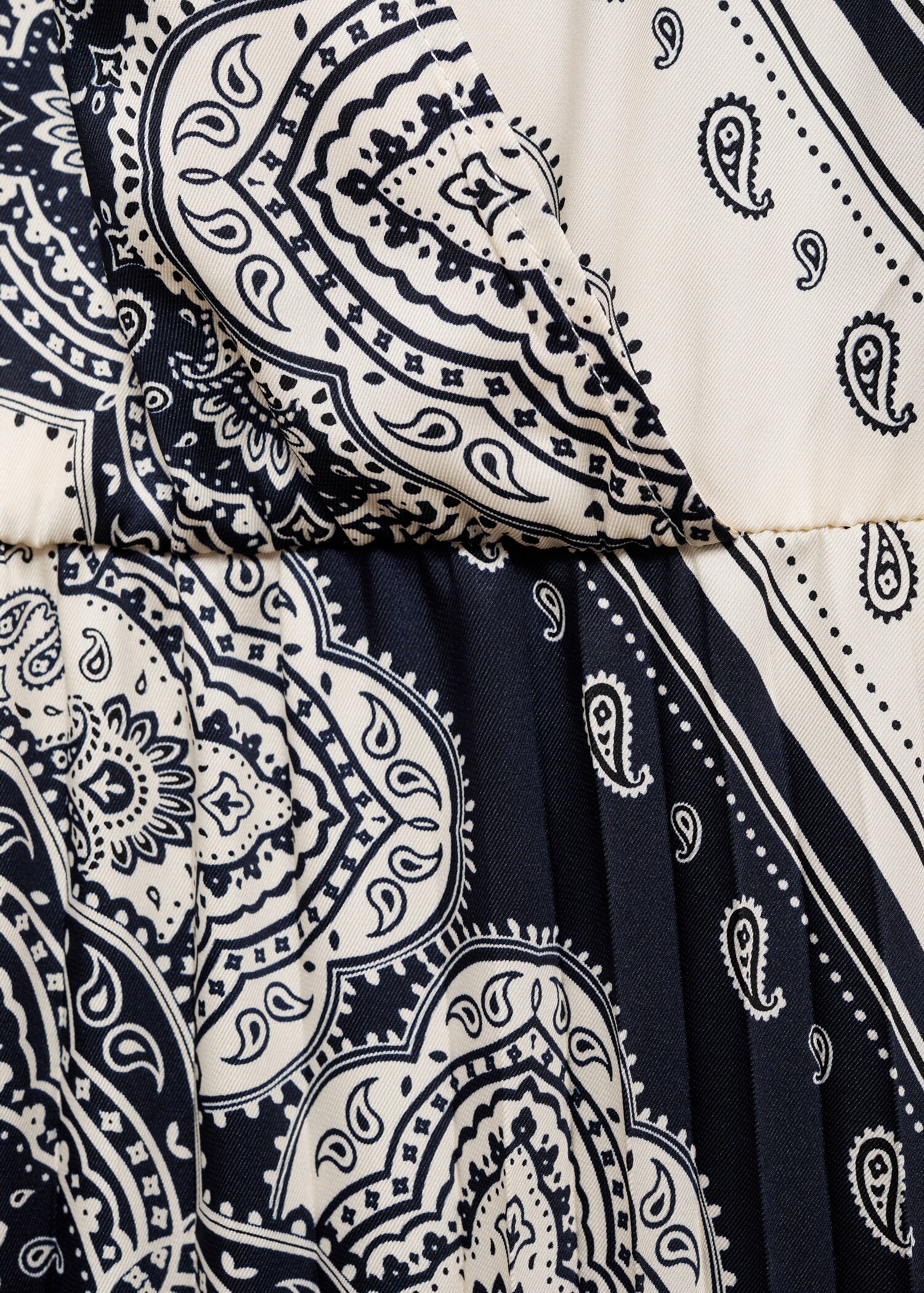 Vestido camisero estampado paisley - Detalle del artículo 8