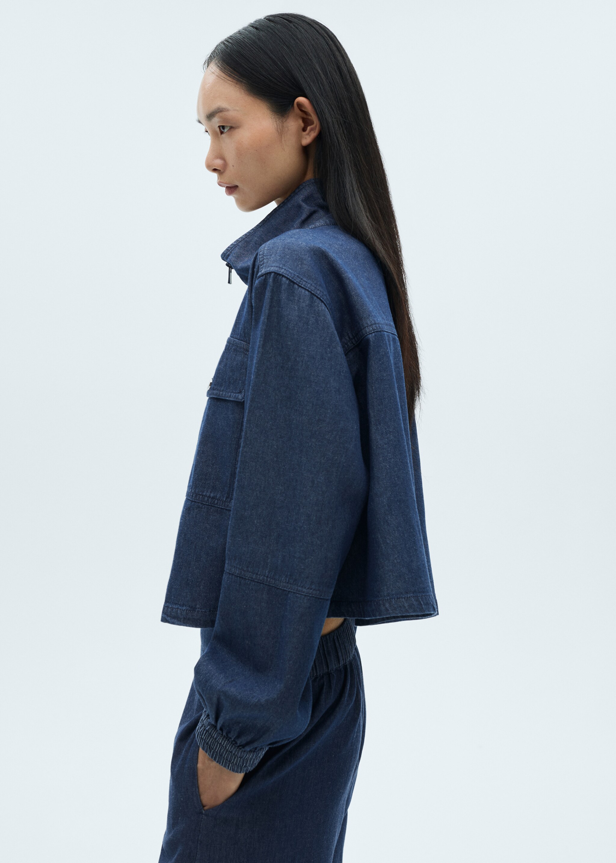 Pockets denim jacket - Medium plane
