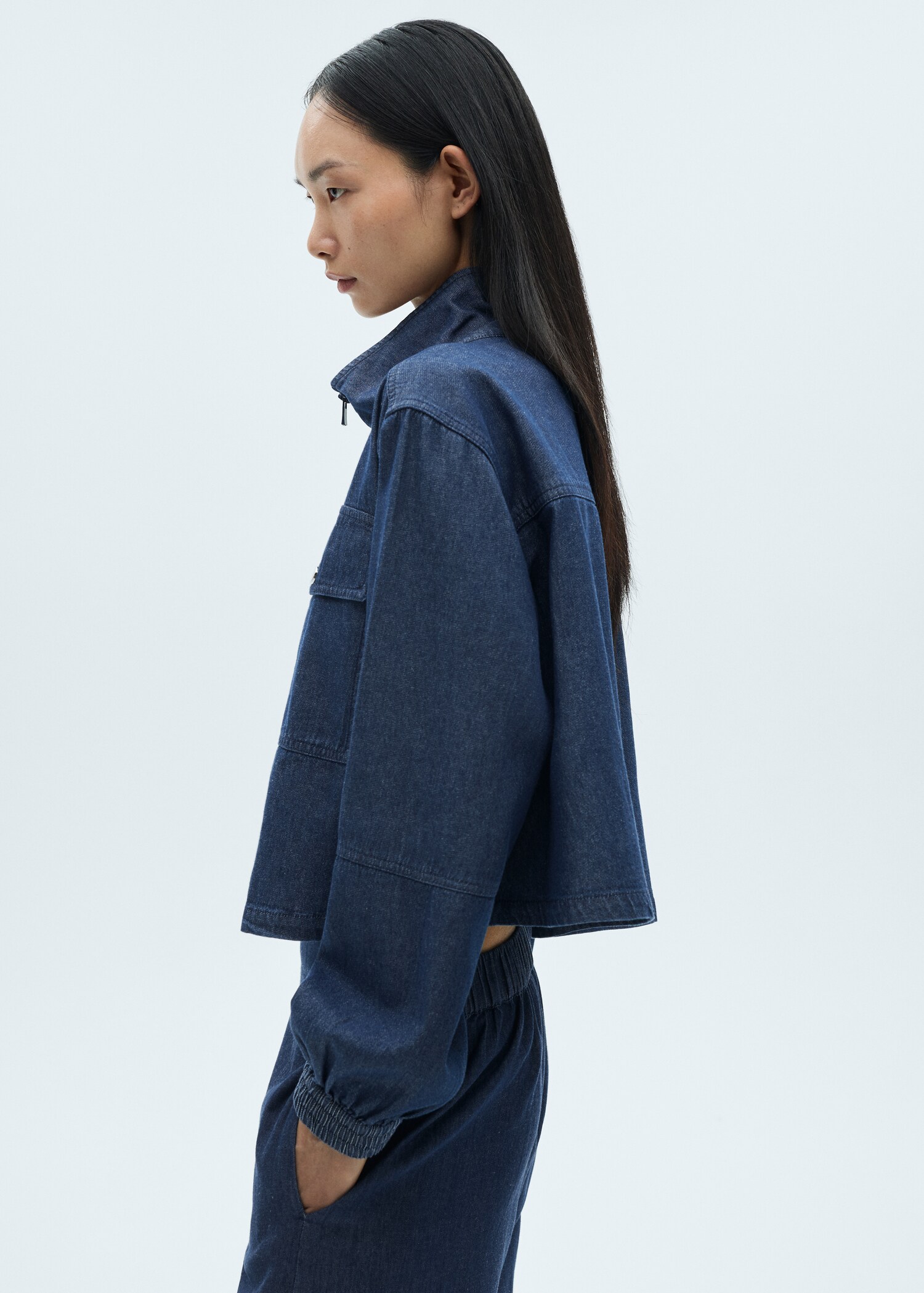 Pockets denim jacket - Medium plane
