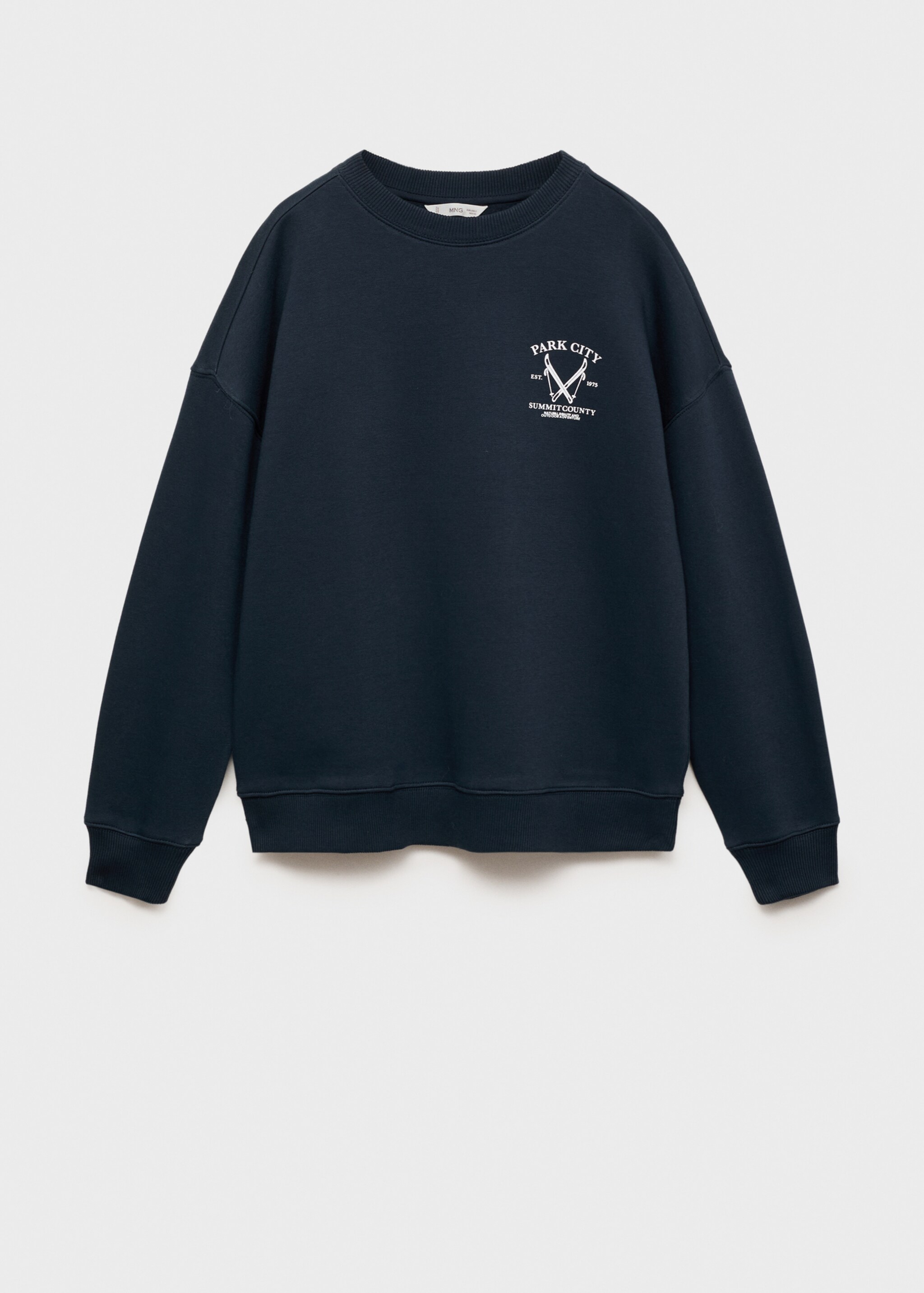 Printed cotton sweatshirt - Article without model