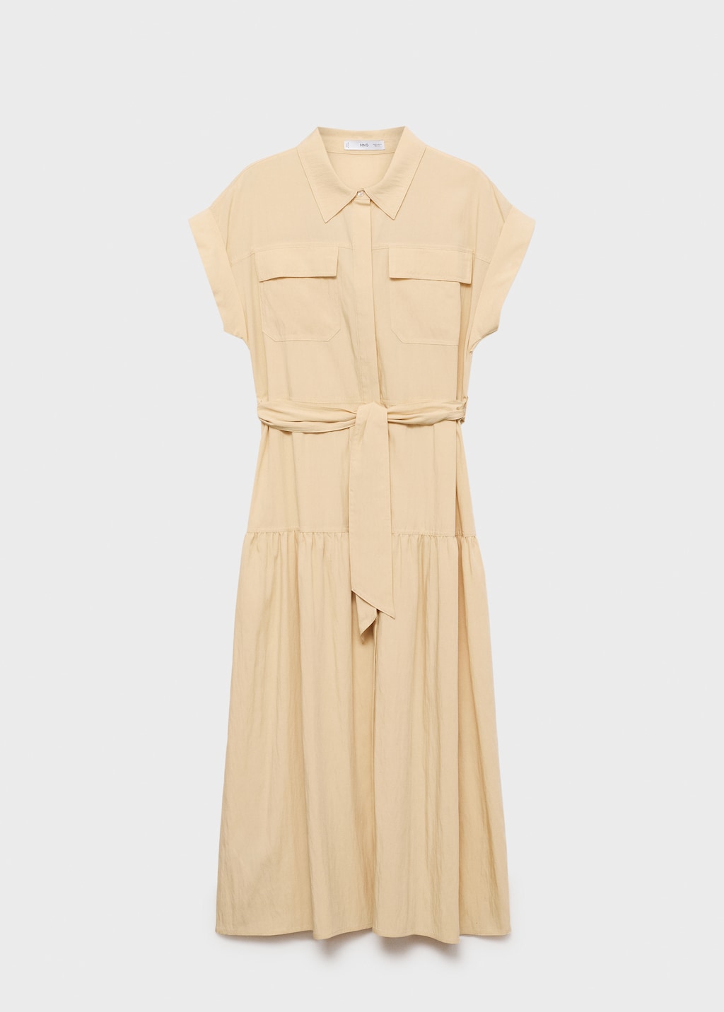 Knot detail shirt dress - Women | MANGO USA