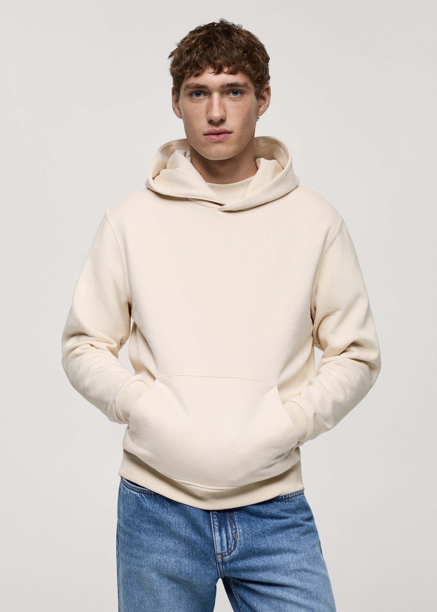 Katoenen hoodie - Middenvlak