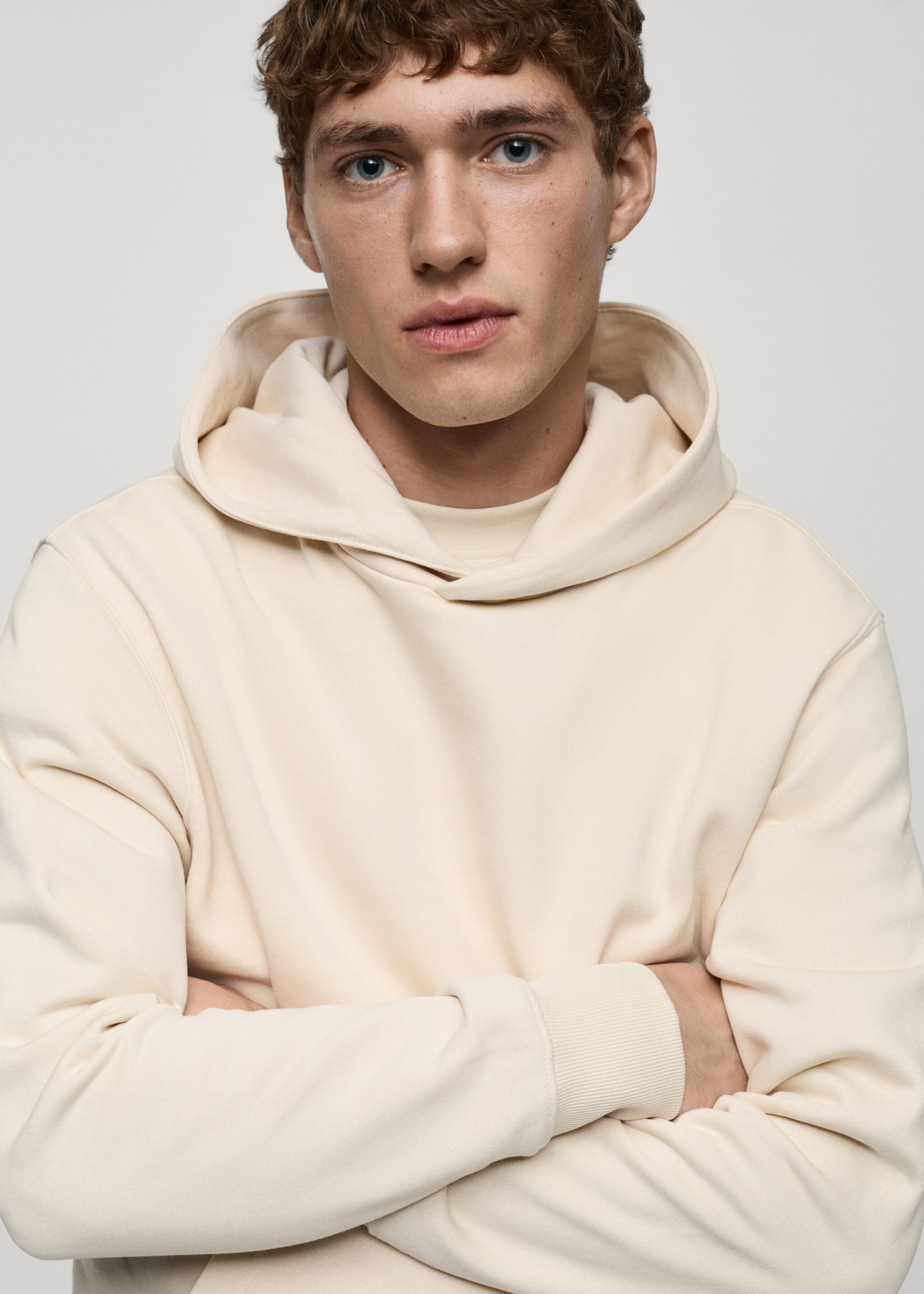 Hoodie cotton sweatshirt - Details of the article 1