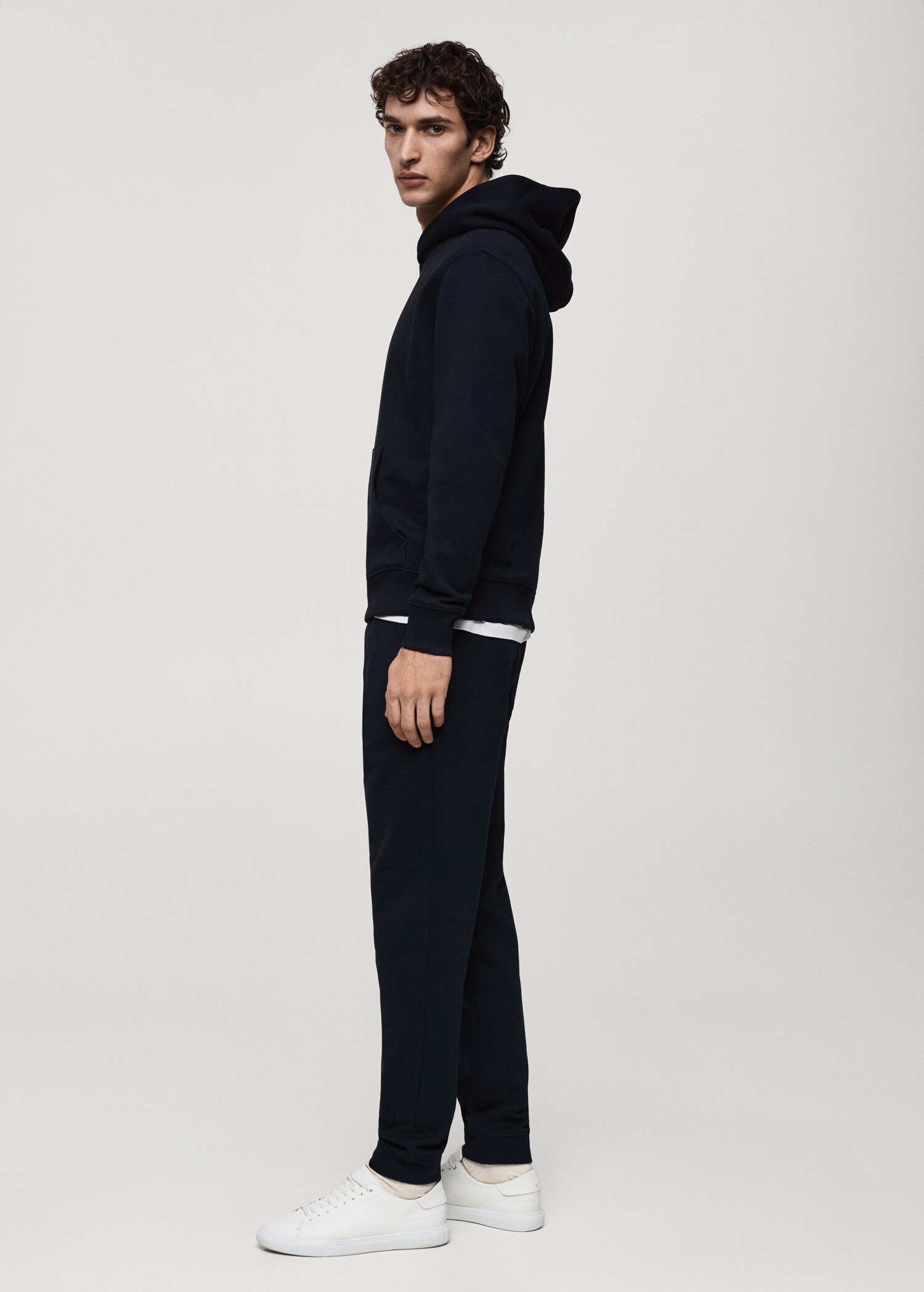 Regular fit cotton hooded sweatshirt - Details of the article 2