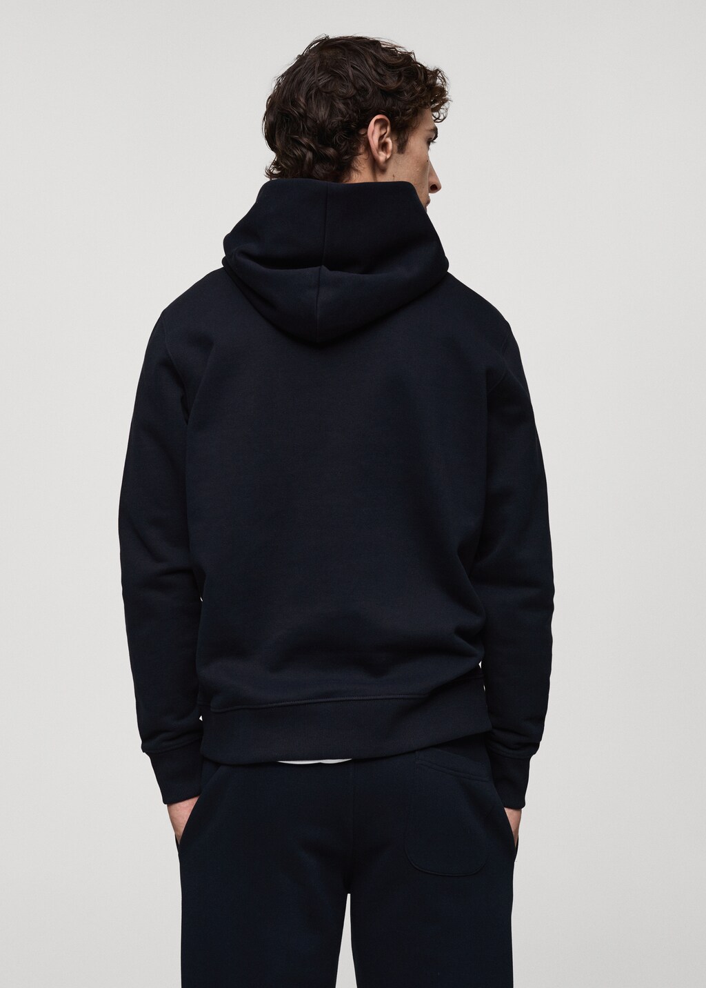 Regular fit cotton hooded sweatshirt MANGO