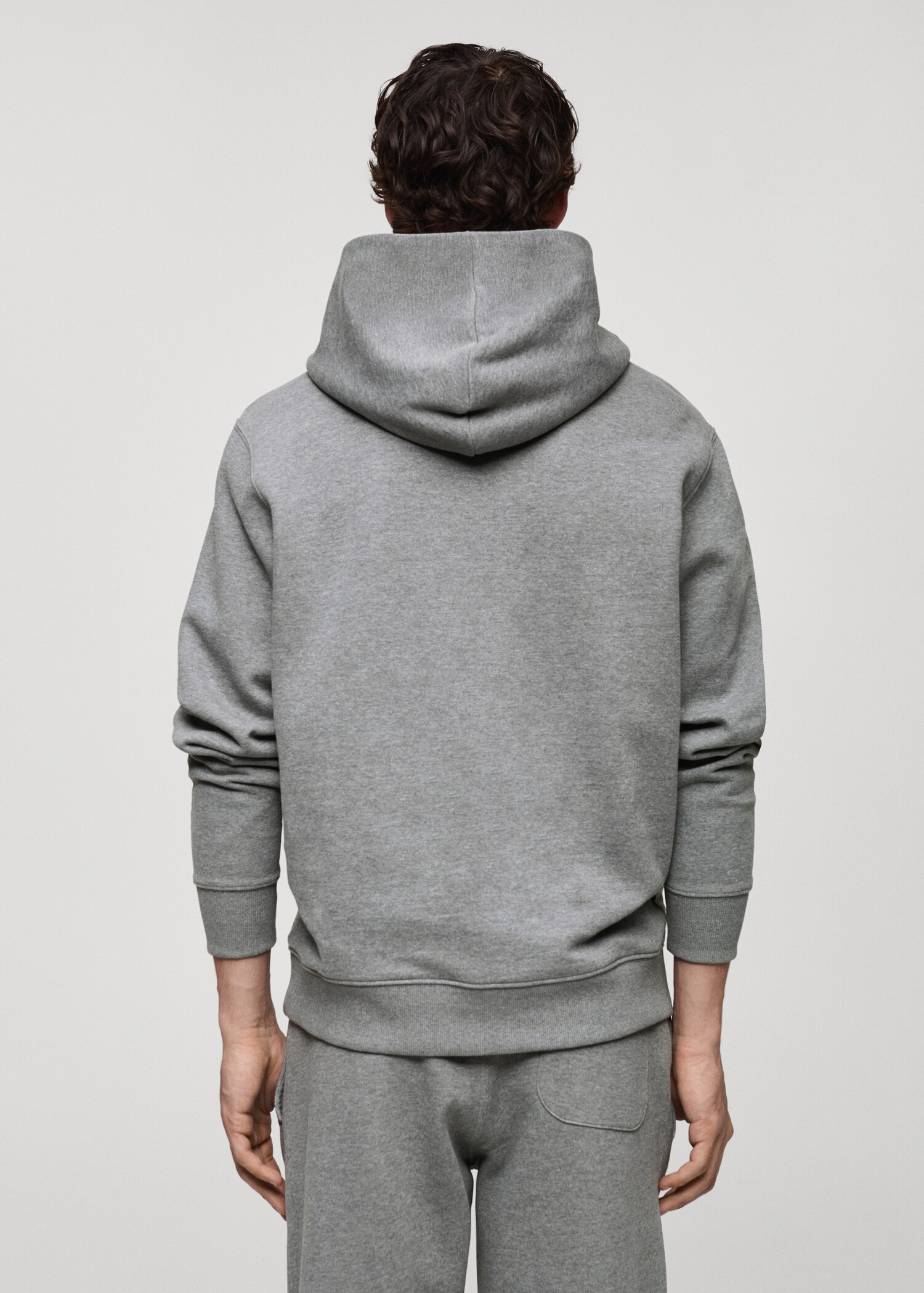 Hoodie cotton sweatshirt - Reverse of the article