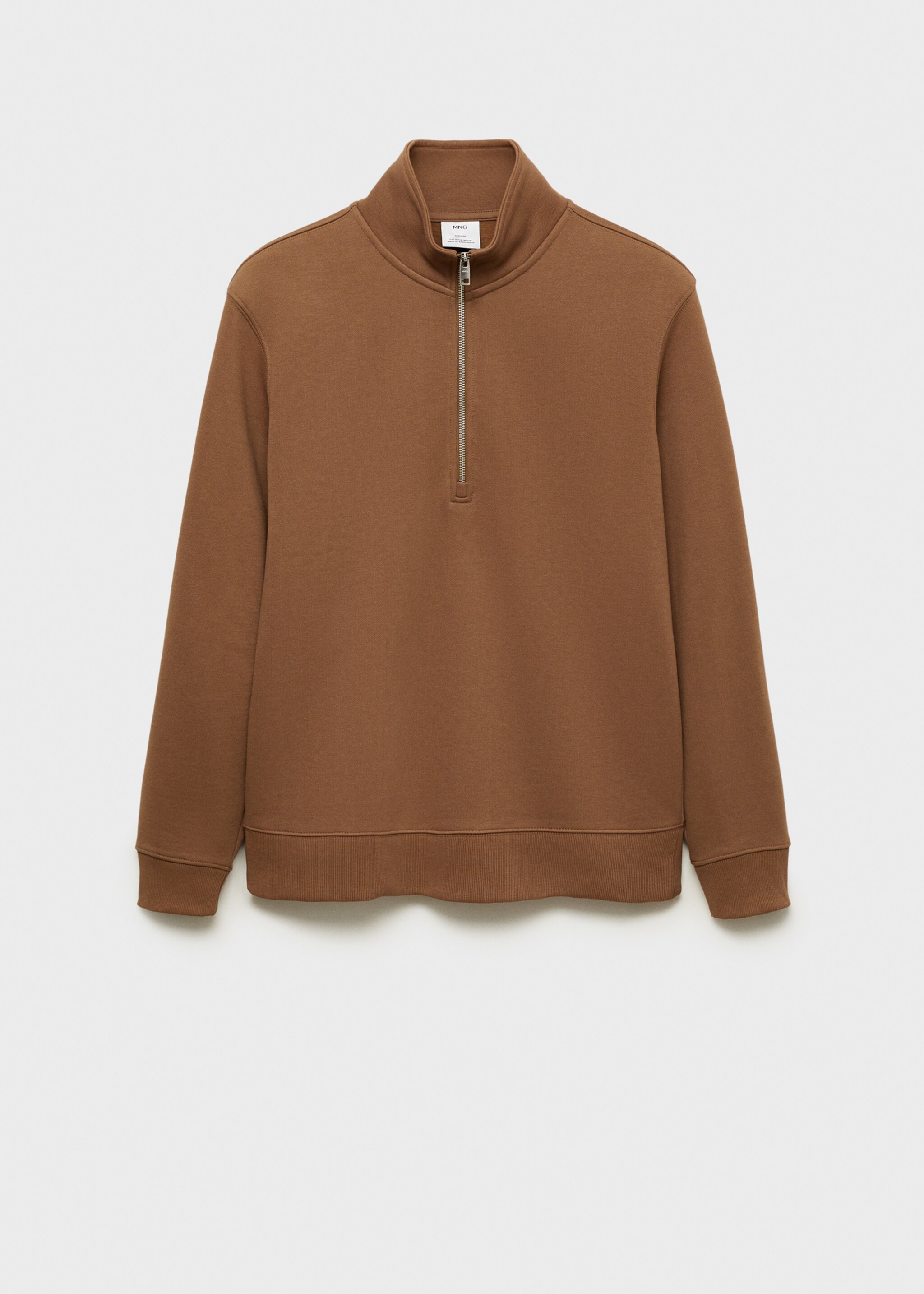 Sudadera regular fit cuello cremallera - Artículo sin modelo