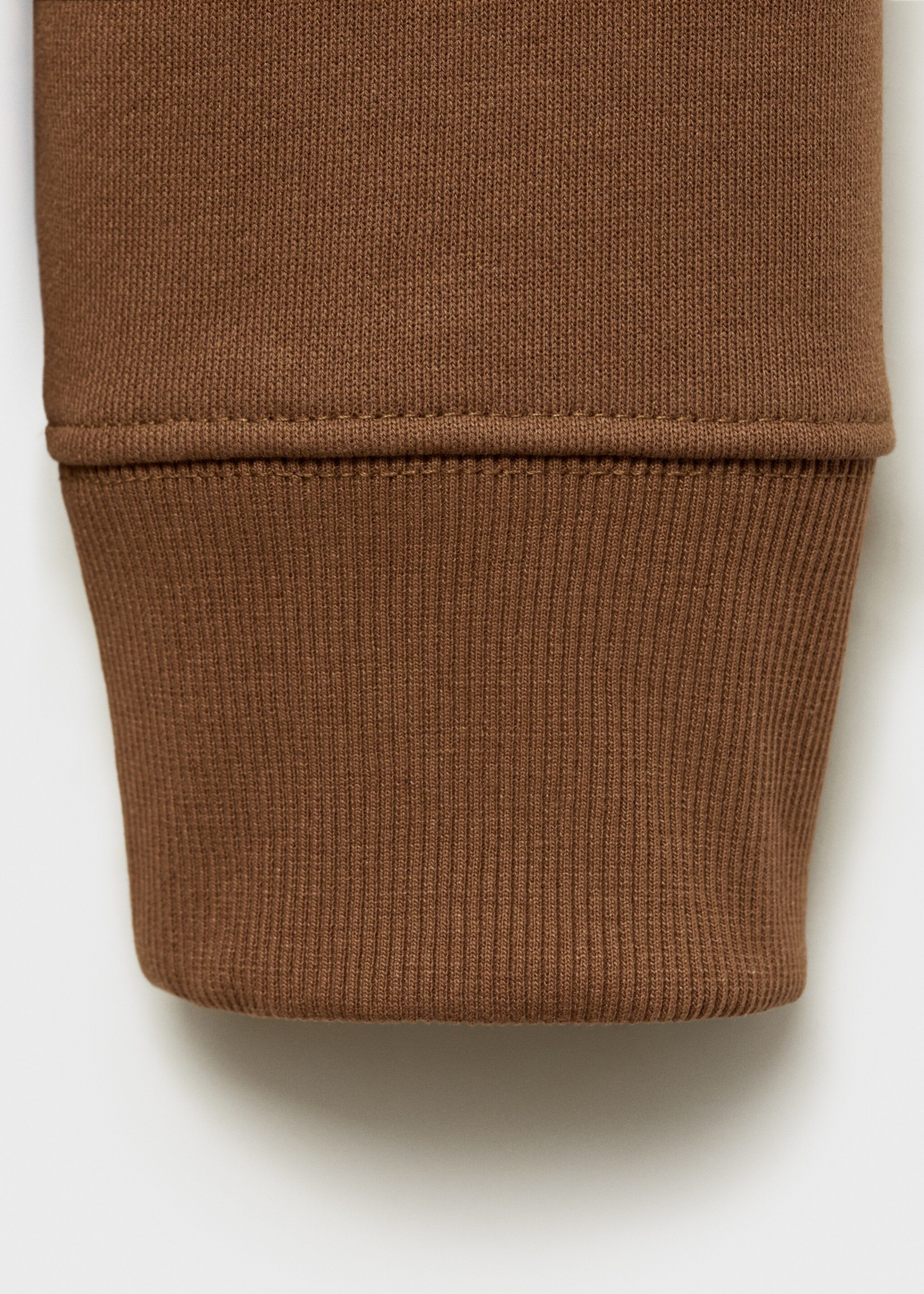 Sudadera regular fit cuello cremallera - Detalle del artículo 0