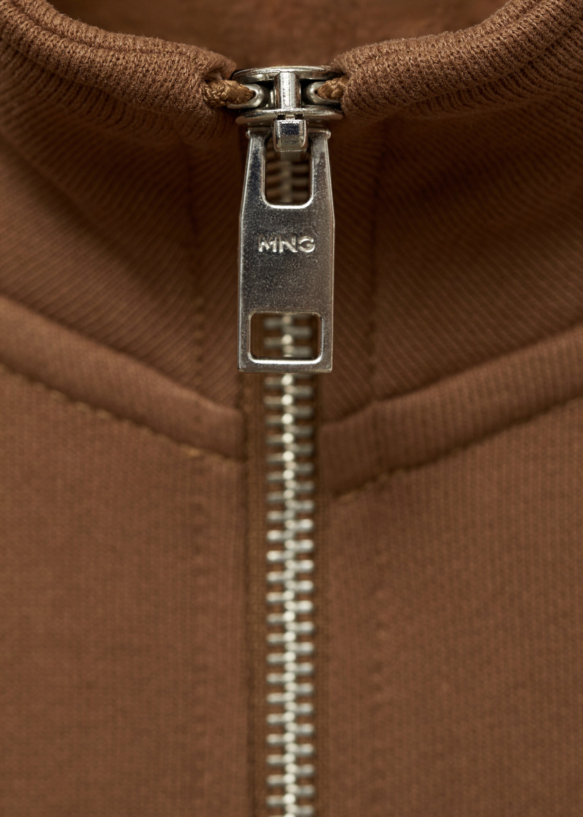 Sudadera regular fit cuello cremallera - Detalle del artículo 8