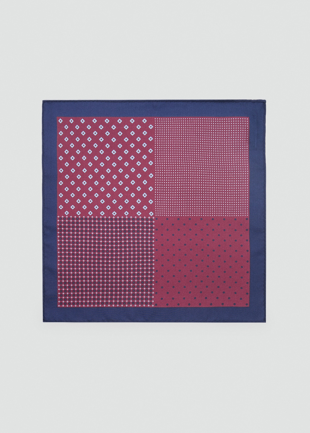 100% silk pocket square - Men | MANGO Canada