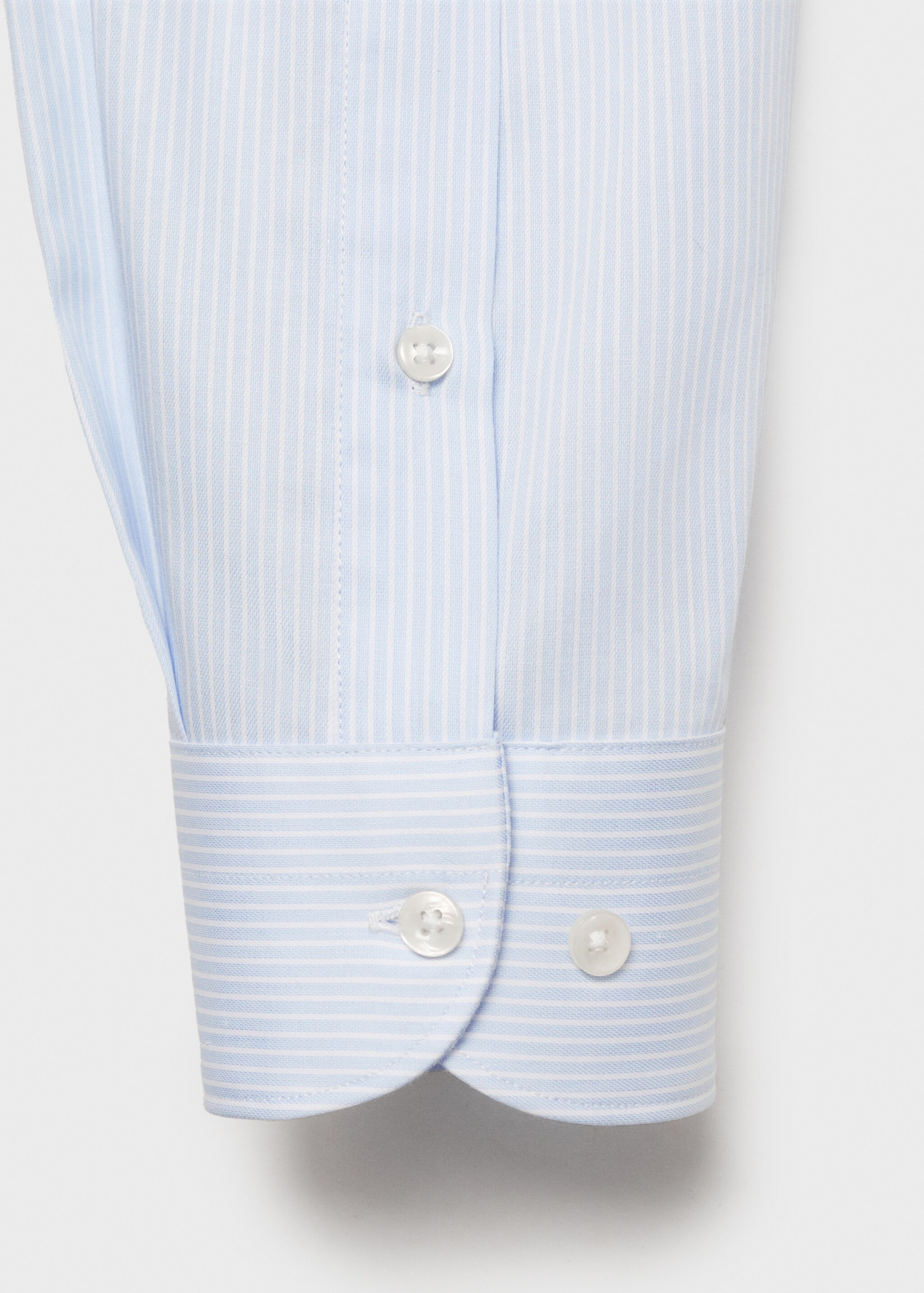 Slim fit thousand striped suit shirt - Details of the article 0