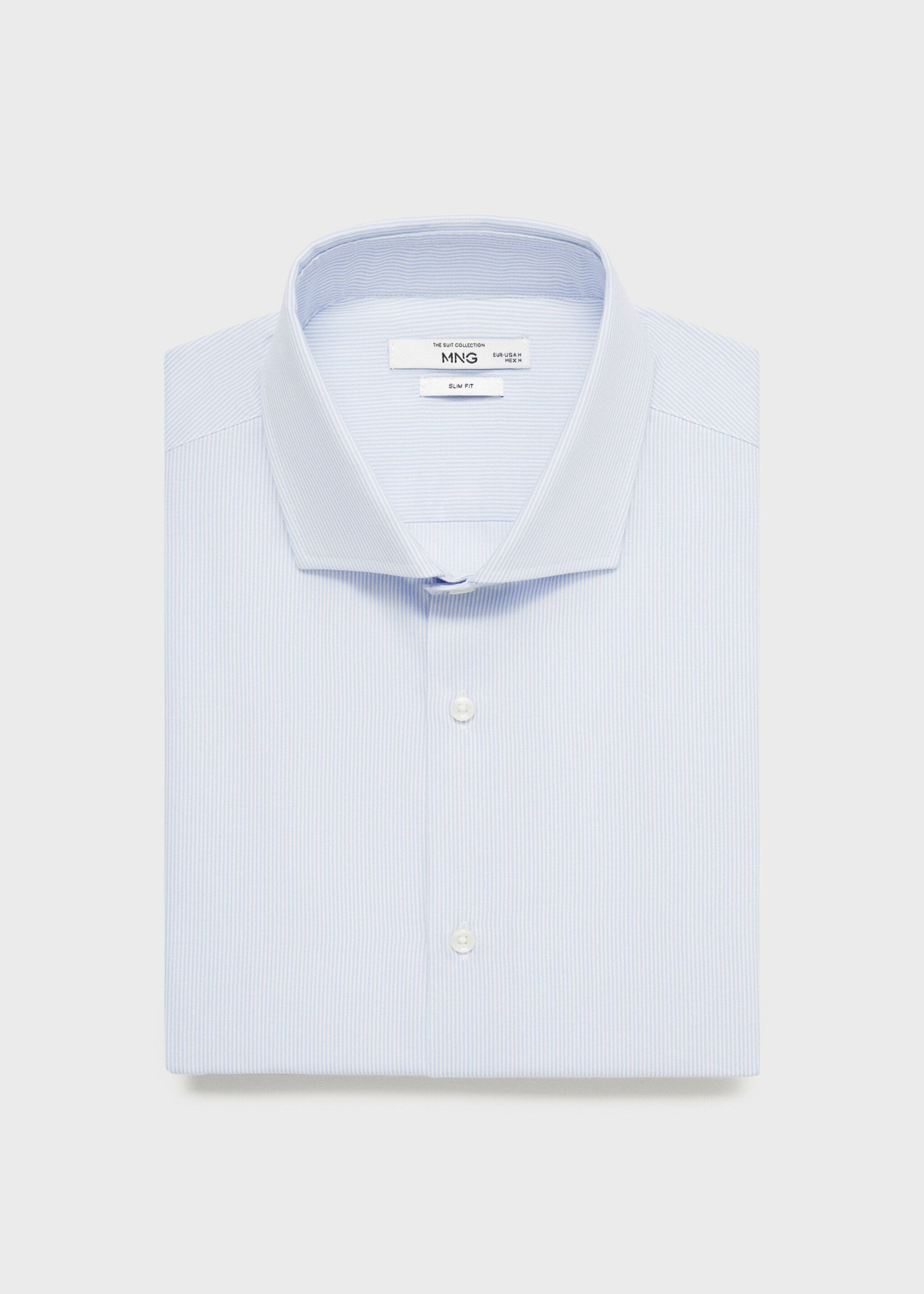 Slim fit thousand striped suit shirt - Details of the article 8