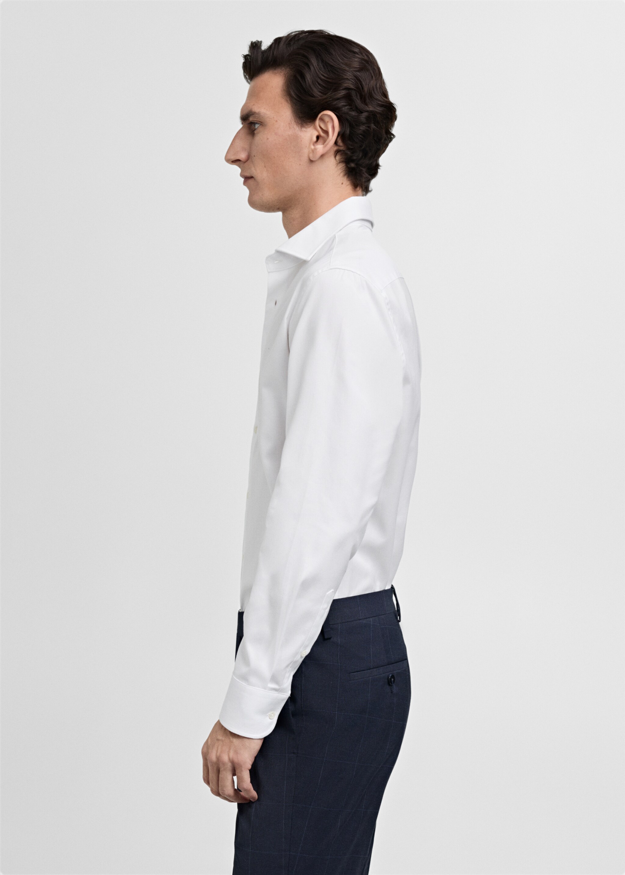 Camisa de fato de 100% algodão - Pormenor do artigo 1