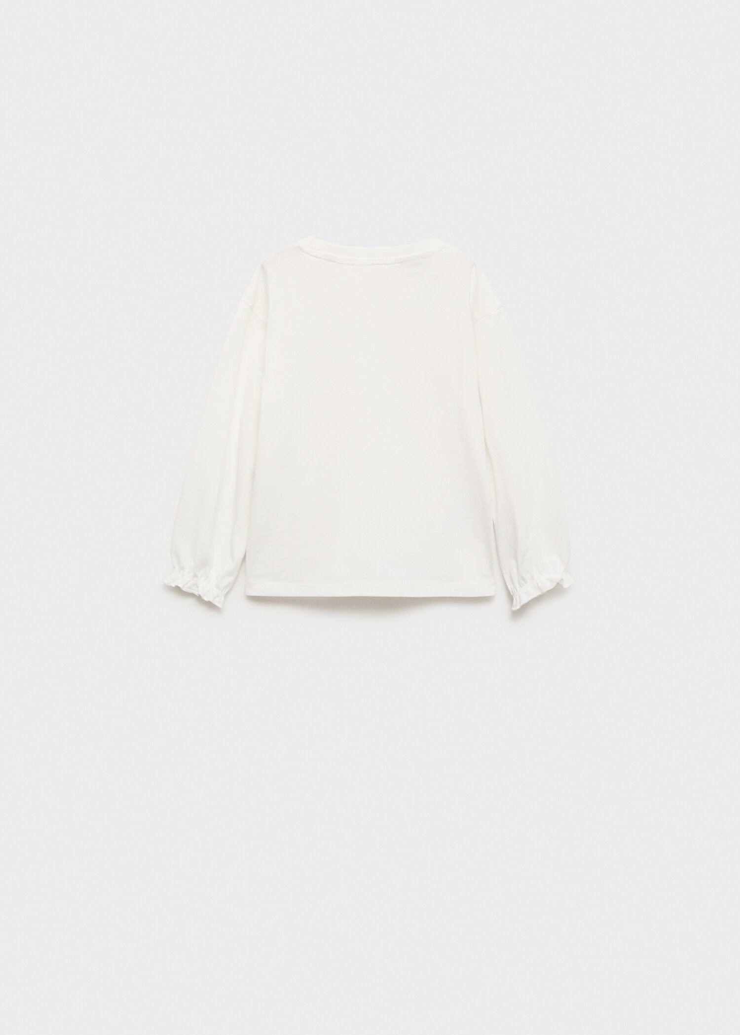 Floral-print chest-pocket T-shirt - Reverse of the article