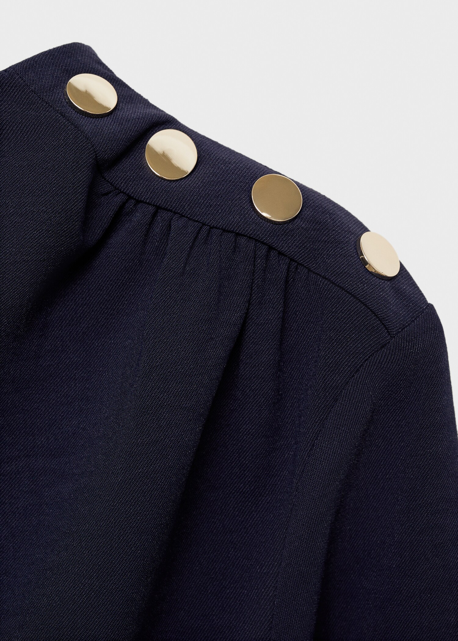 Asymmetrisches Kleid mit Raffdetails - Detail des Artikels 8
