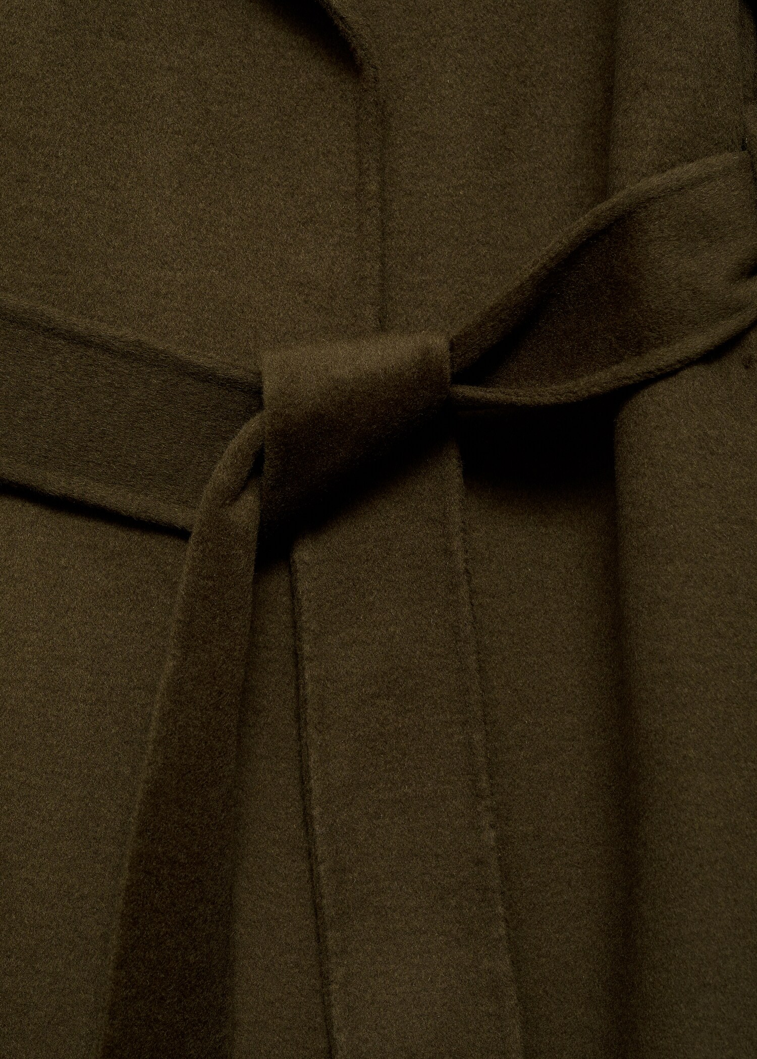 Abrigo largo handmade cinturón - Detalle del artículo 0