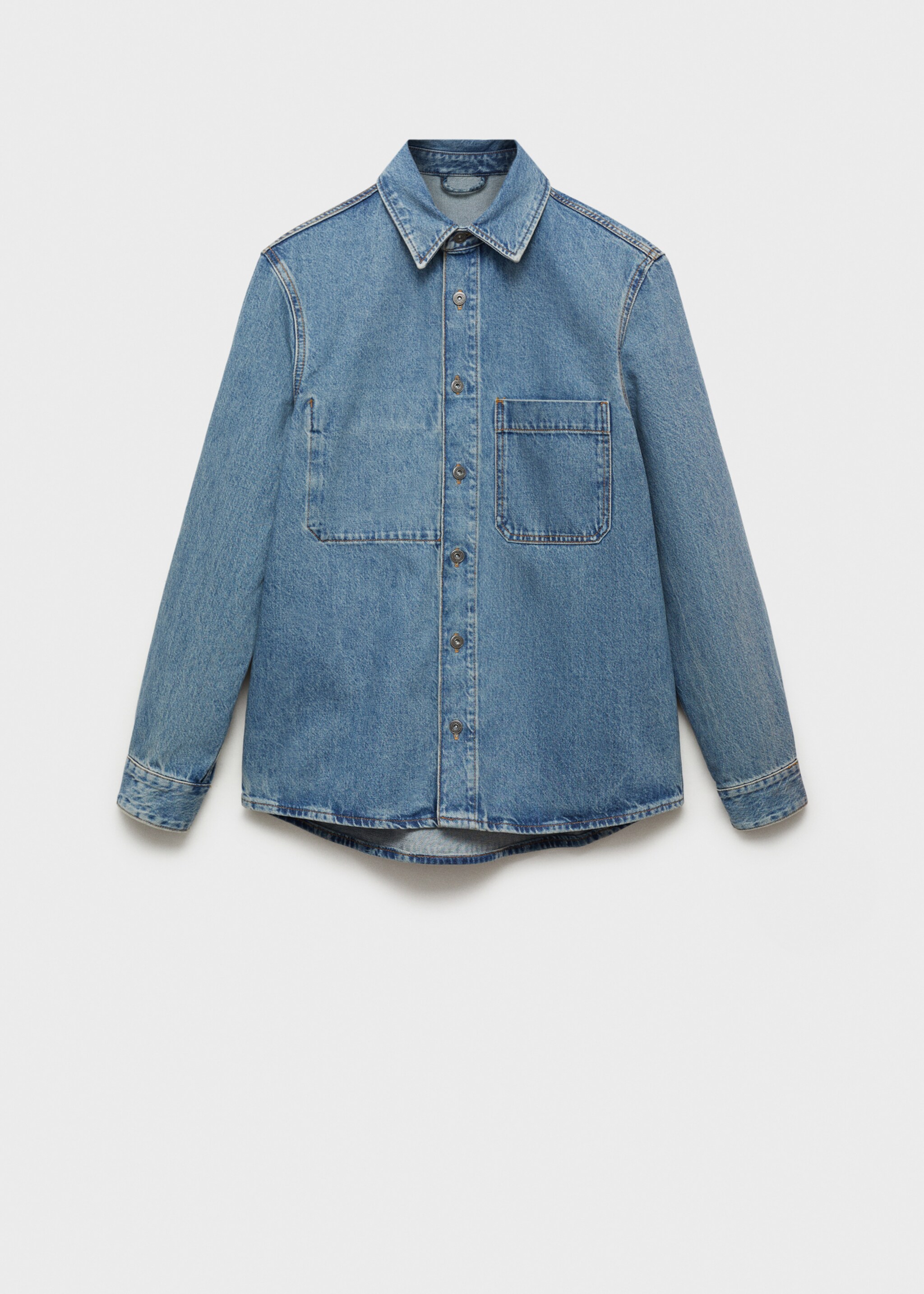 Pocket denim overshirt - Article without model