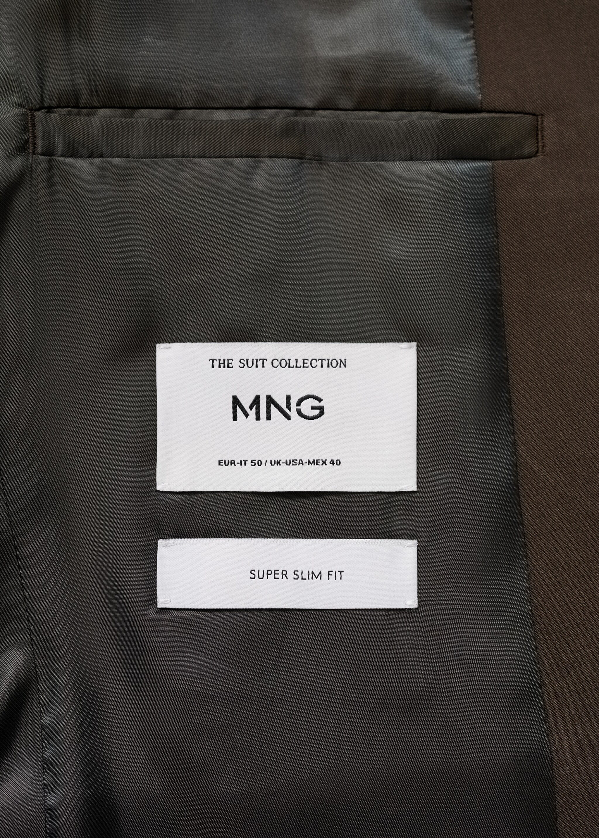 Super slim-fit suit jacket in stretch fabric - Details of the article 0