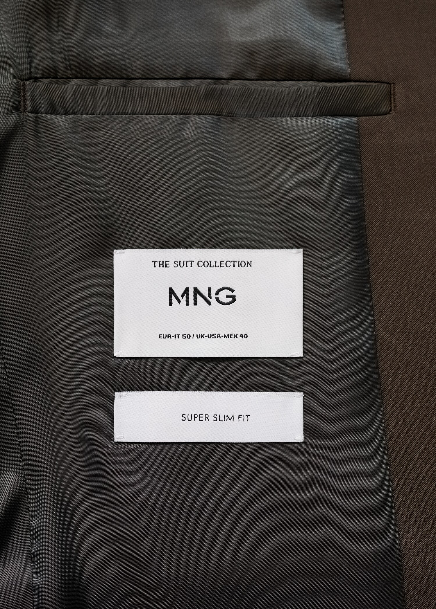 Super slim-fit suit jacket in stretch fabric - Details of the article 0