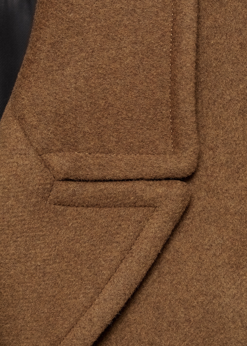 Thumbnail of Double-breasted wool coat - Ochre