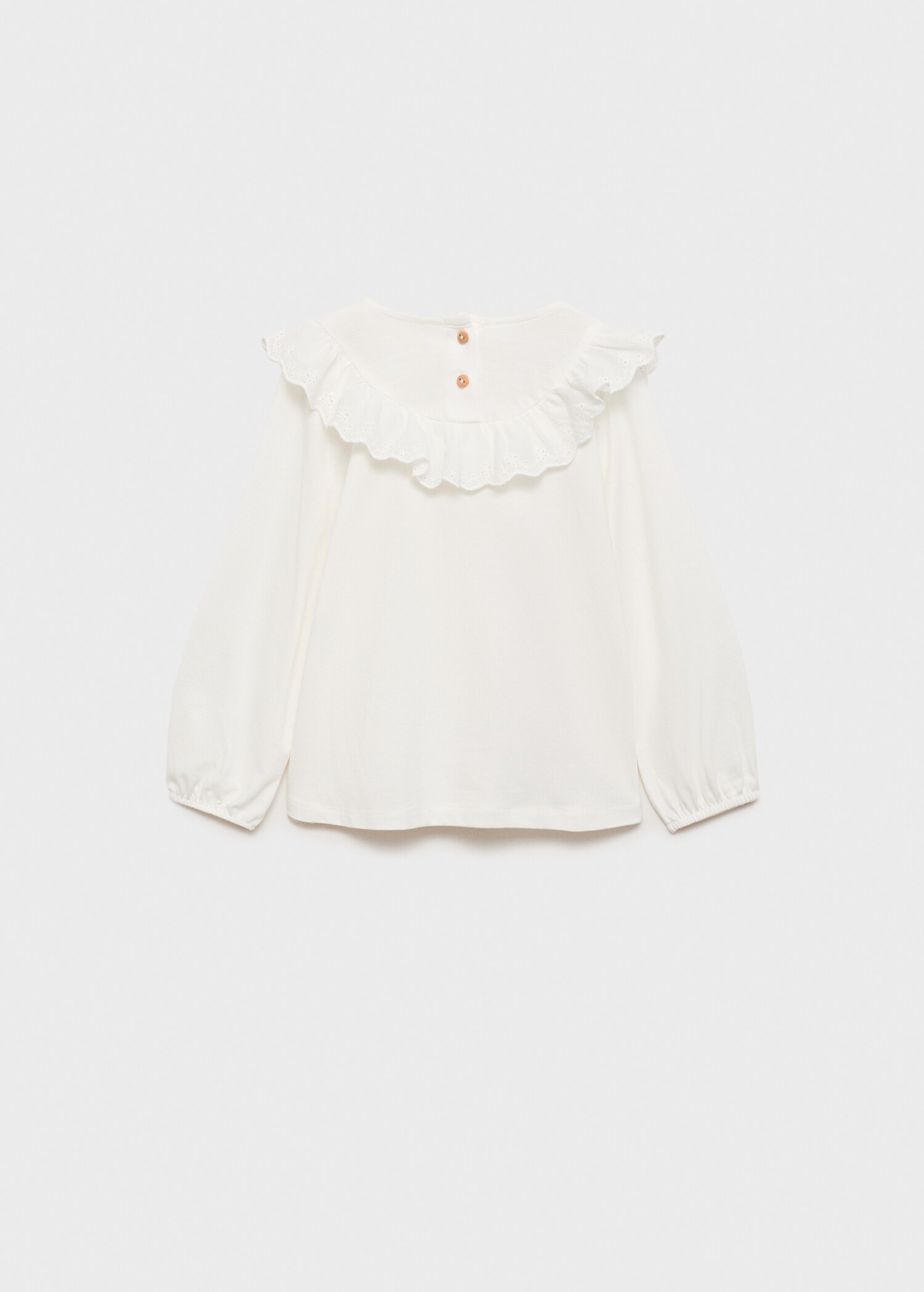 Camiseta algodón volante - Reverso del artículo