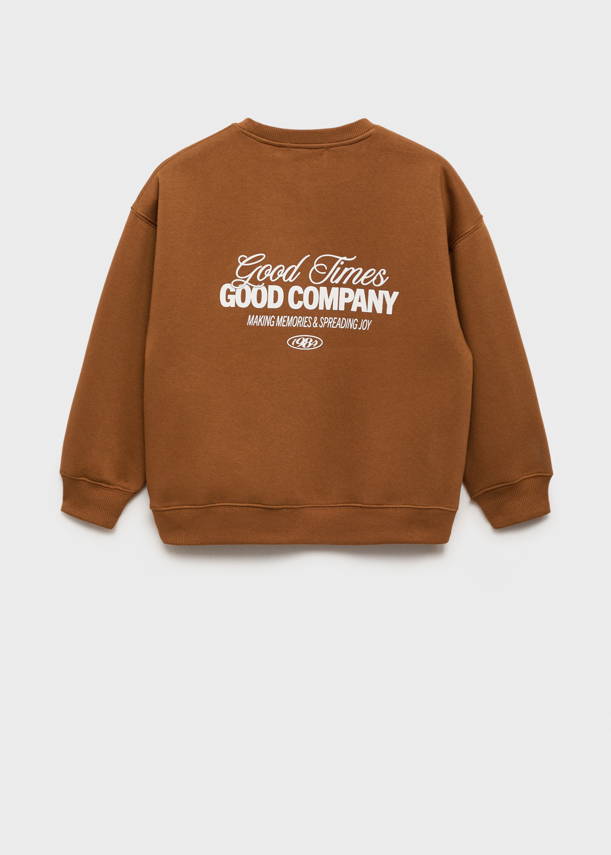 Yazılı sweatshirt - Ürünün arkası