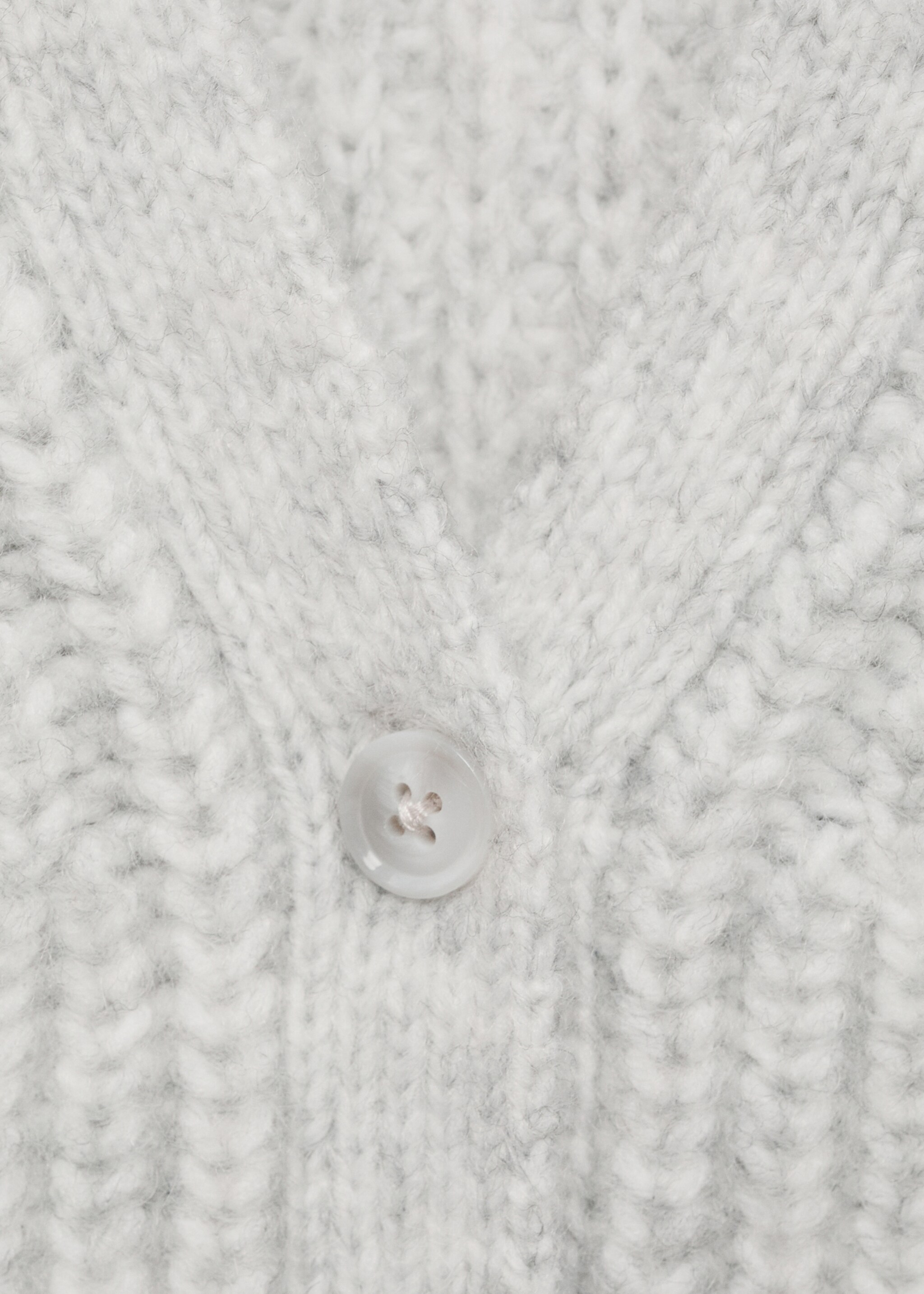 Knitted button cardigan - Details of the article 8