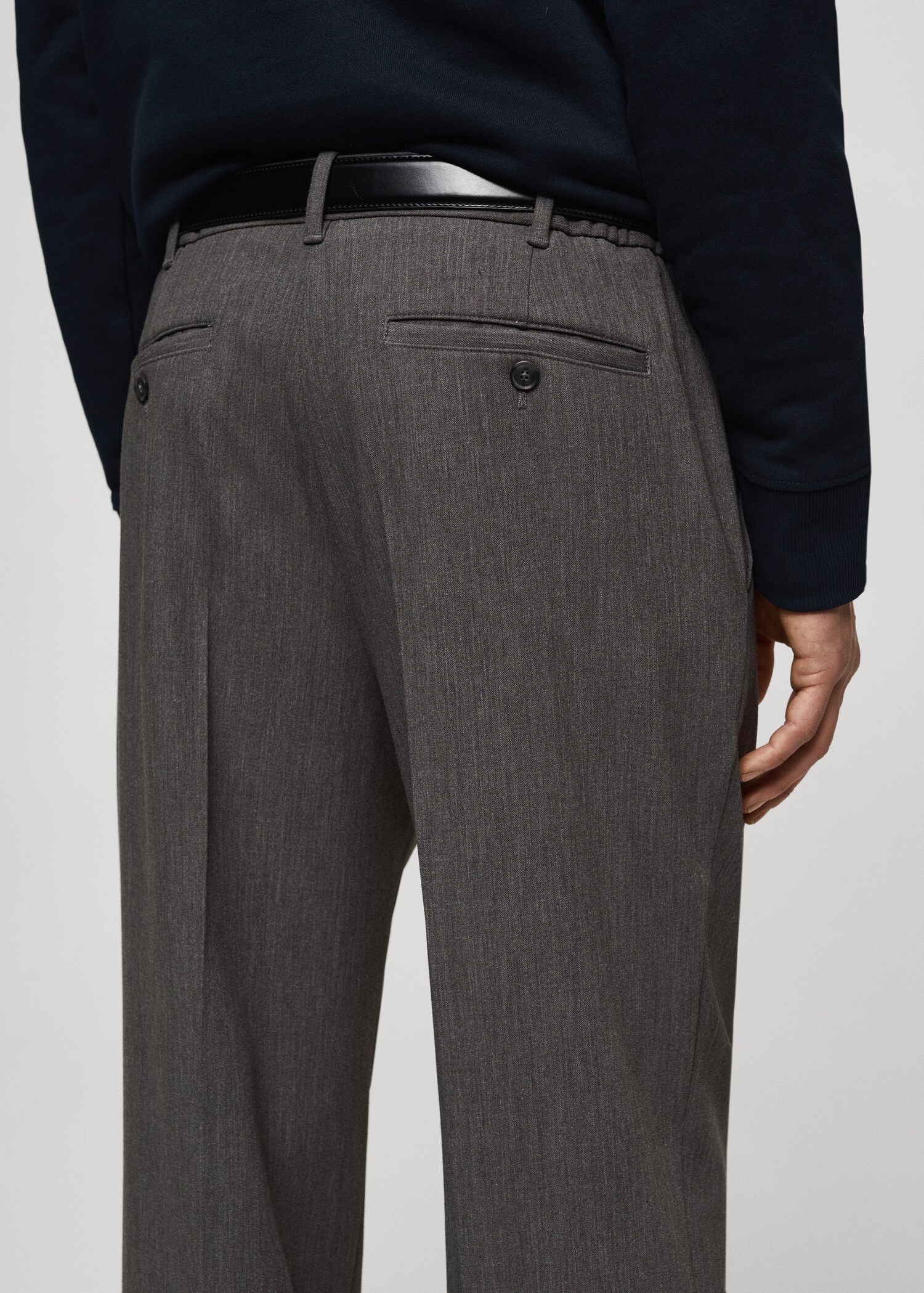 Брюки с защипами straight fit - Деталь изделия 6