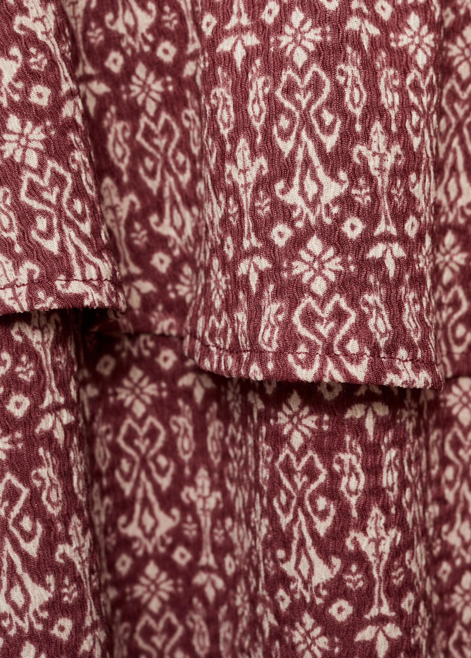 Printed skirt with ruffles - Details of the article 0